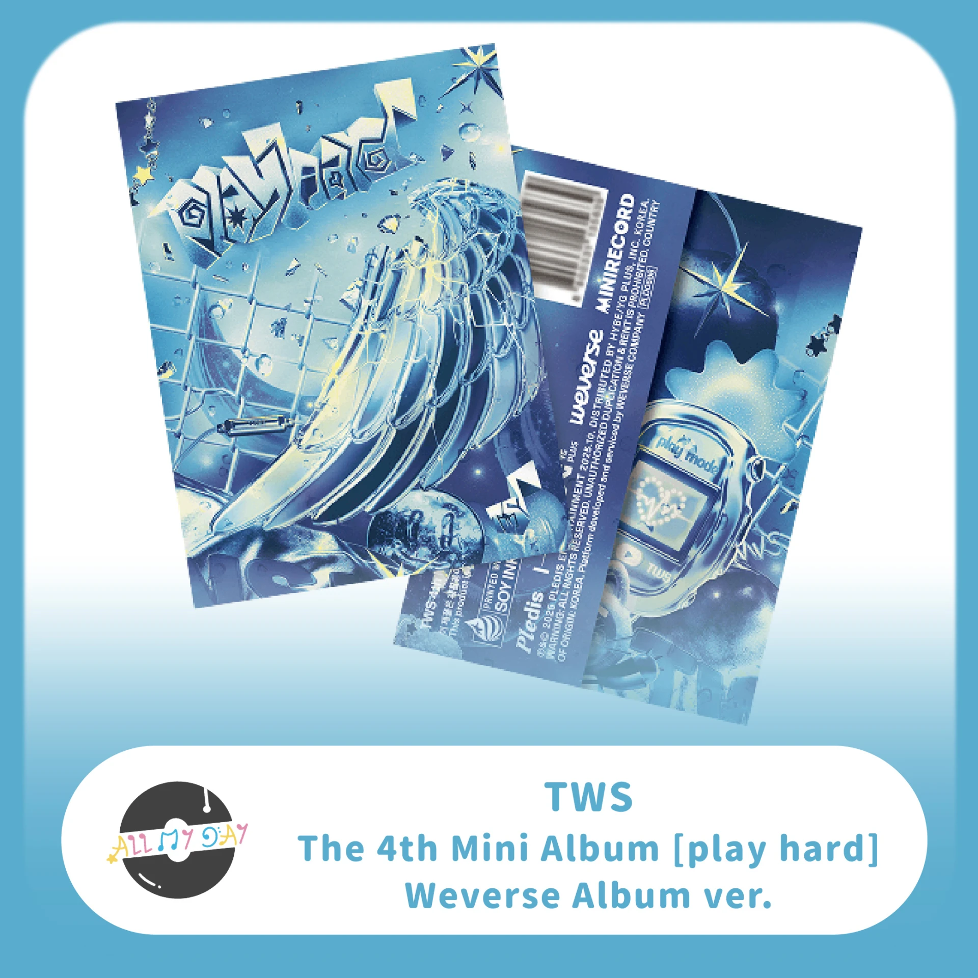 TWS 迷你四輯《play hard》（Weverse Albums ver.）