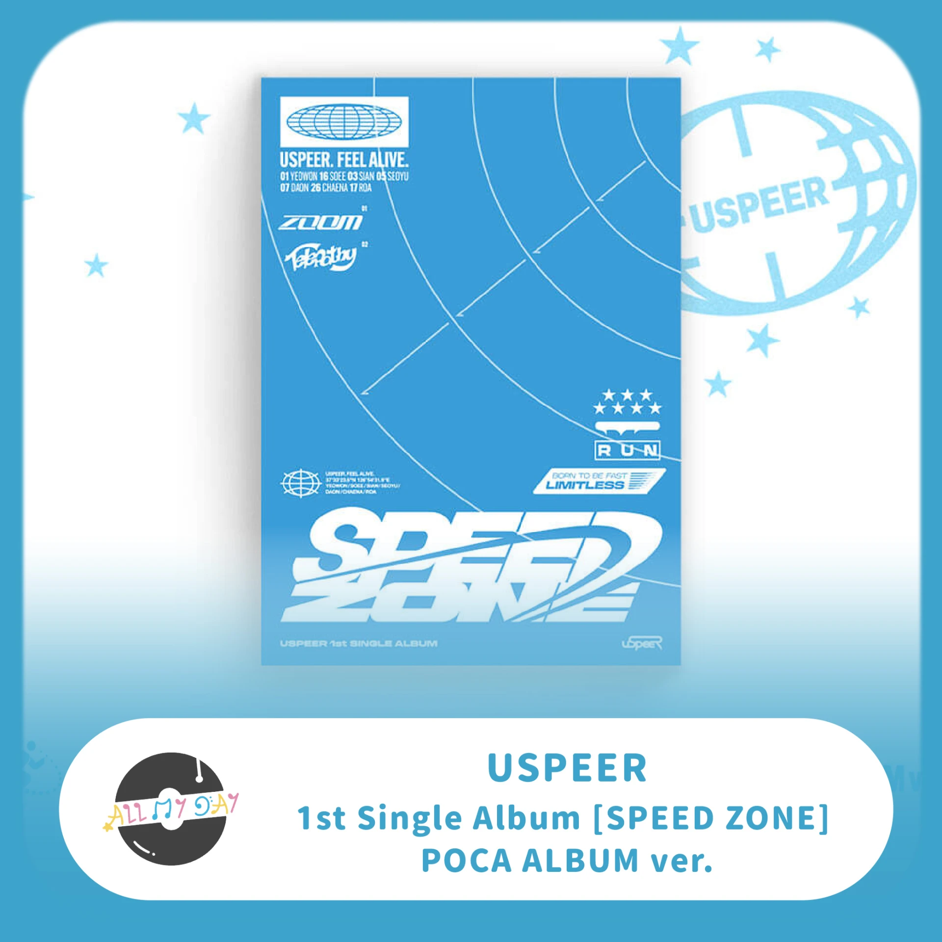 USPEER 單曲一輯《SPEED ZONE》（Poca Album ver.）