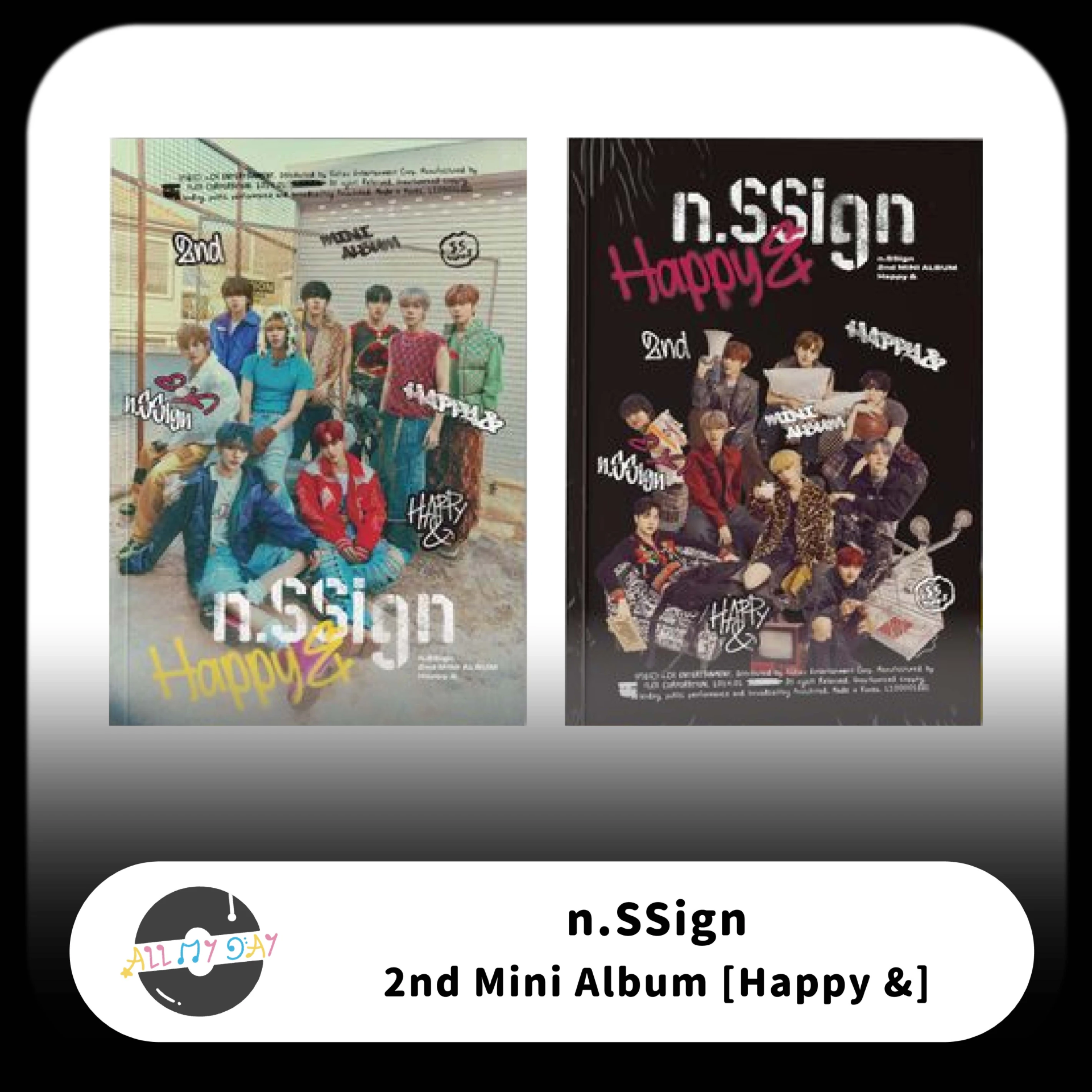 n.SSign Happy& Digipack ver. 9種セット n.SSign Happy& Digipack ver
