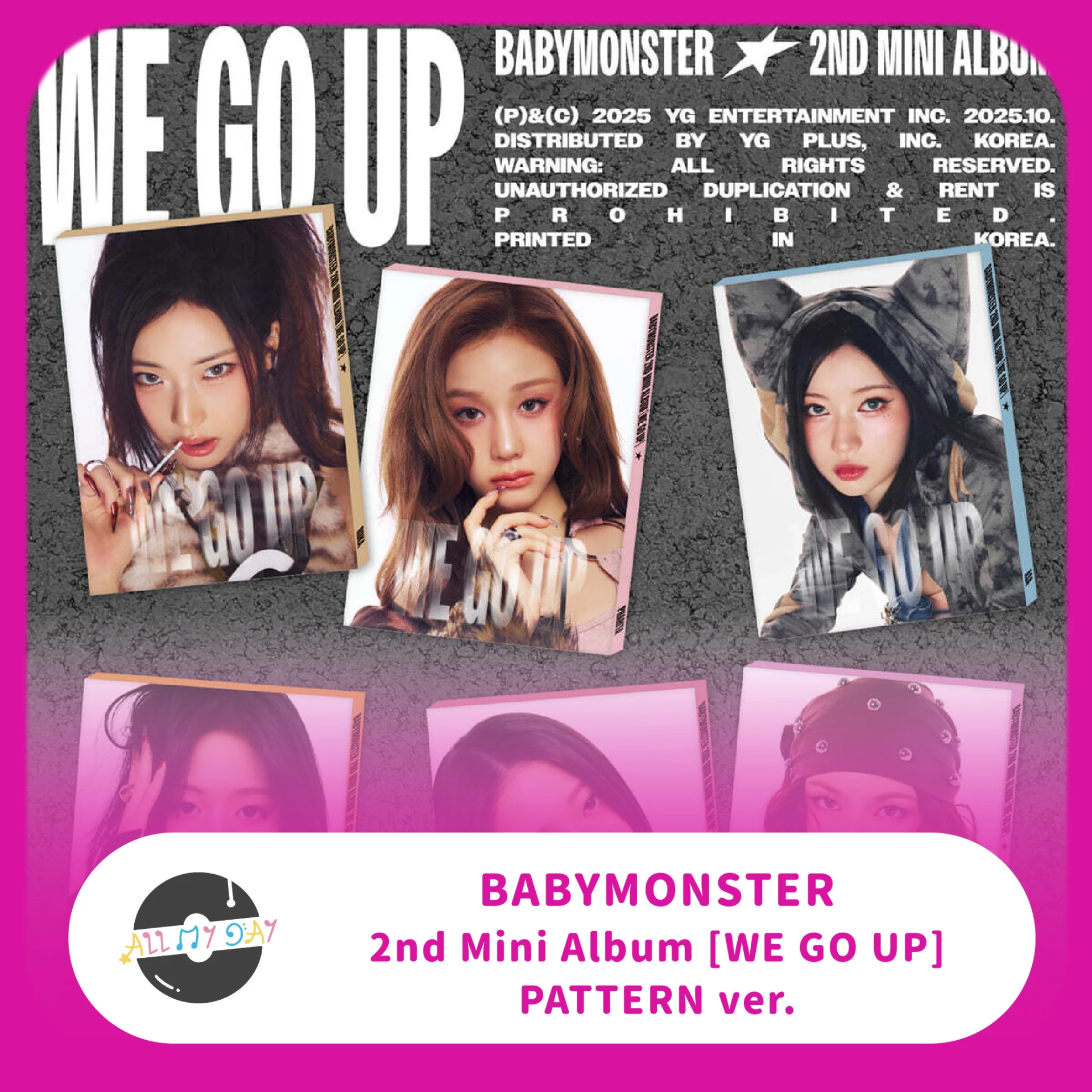 BABYMONSTER 迷你二輯《WE GO UP》（PATTERN ver.）