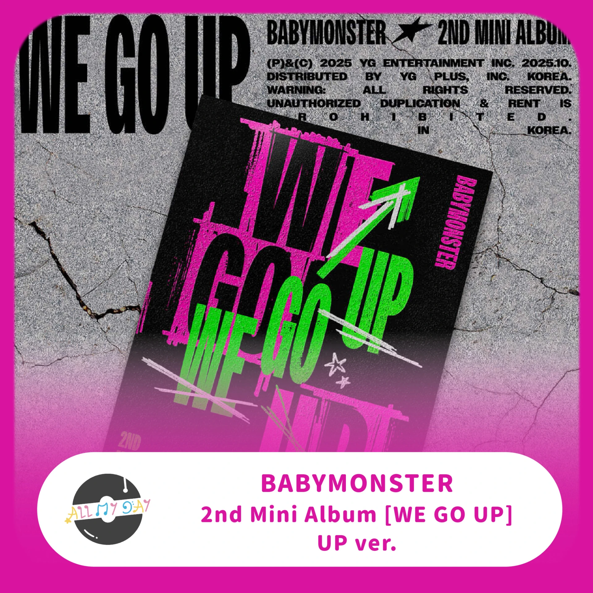 BABYMONSTER 迷你二輯《WE GO UP》（UP ver.）