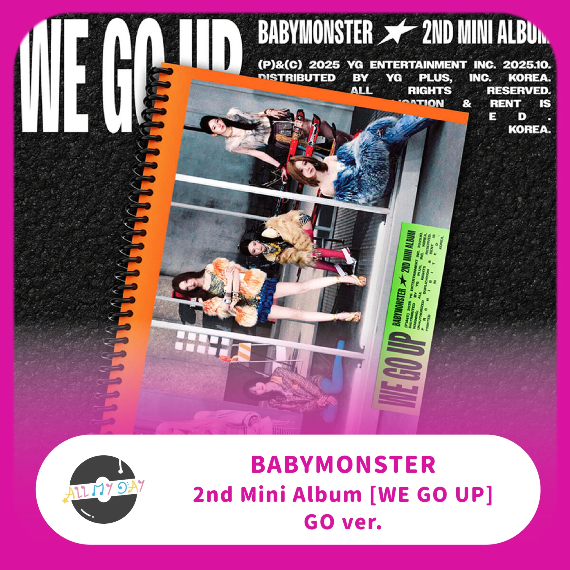 BABYMONSTER 迷你二輯《WE GO UP》（GO ver.）