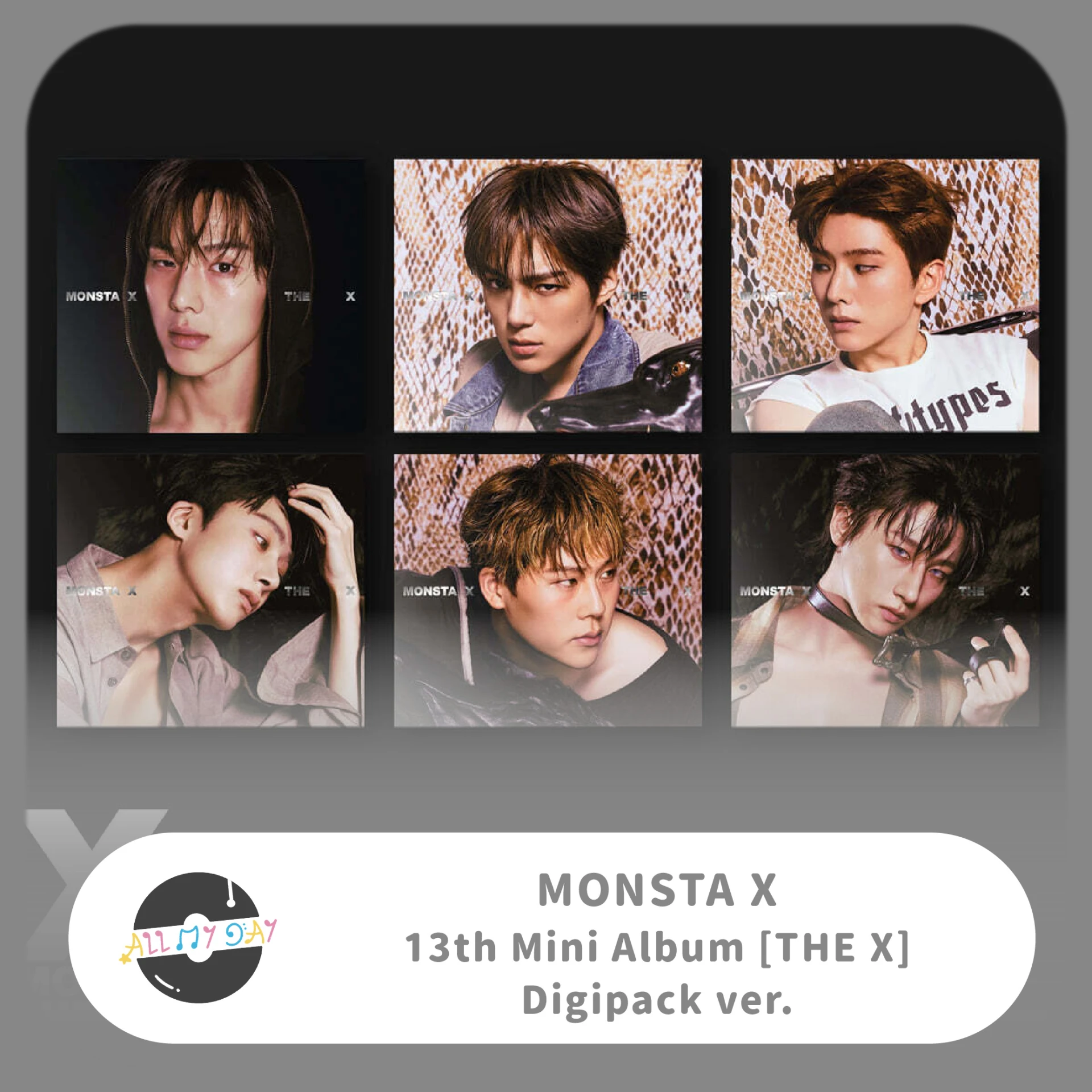 MONSTA X 迷你十三輯《THE X》(Digipack ver.)