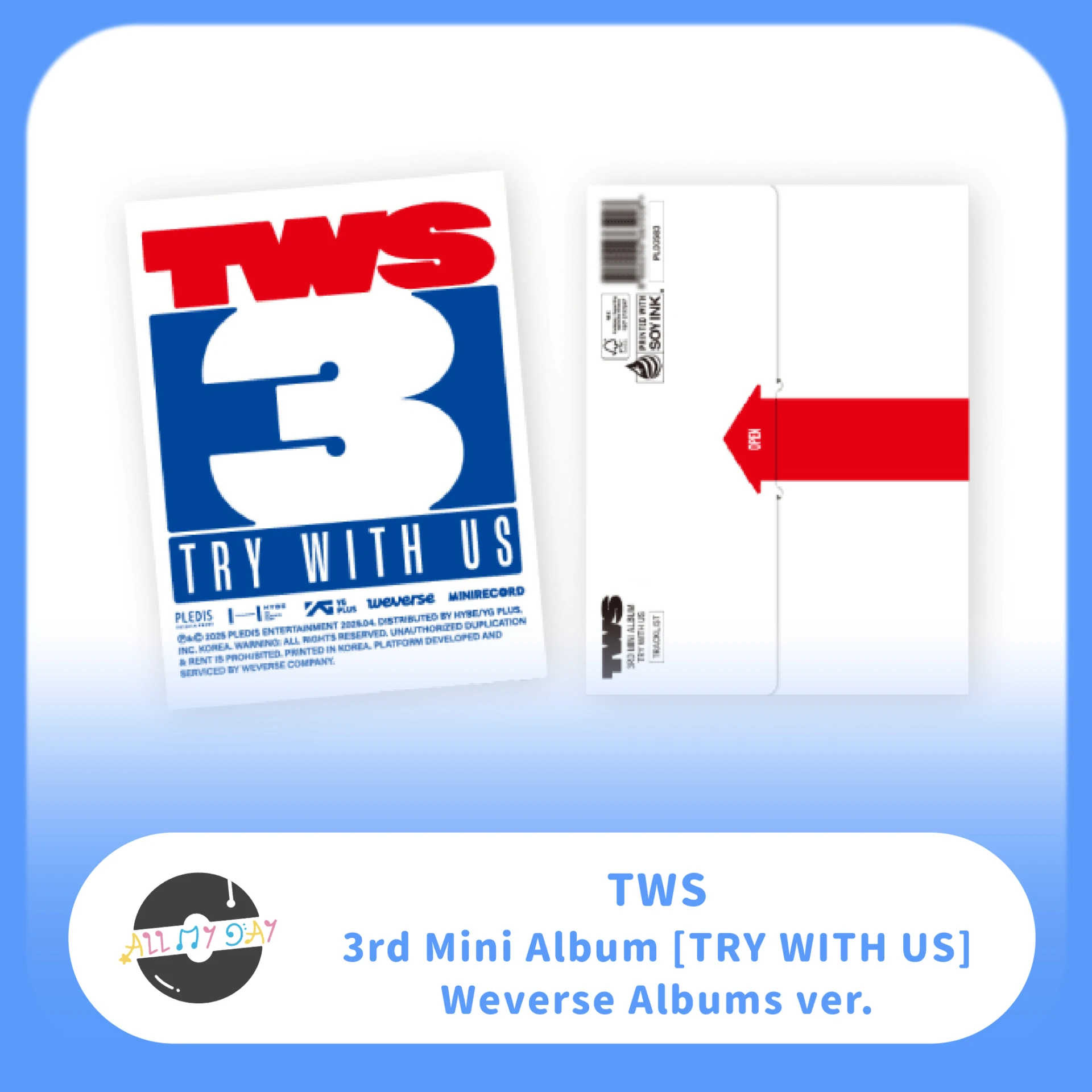 TWS 迷你三輯《TRY WITH US》（Weverse Albums ver.）