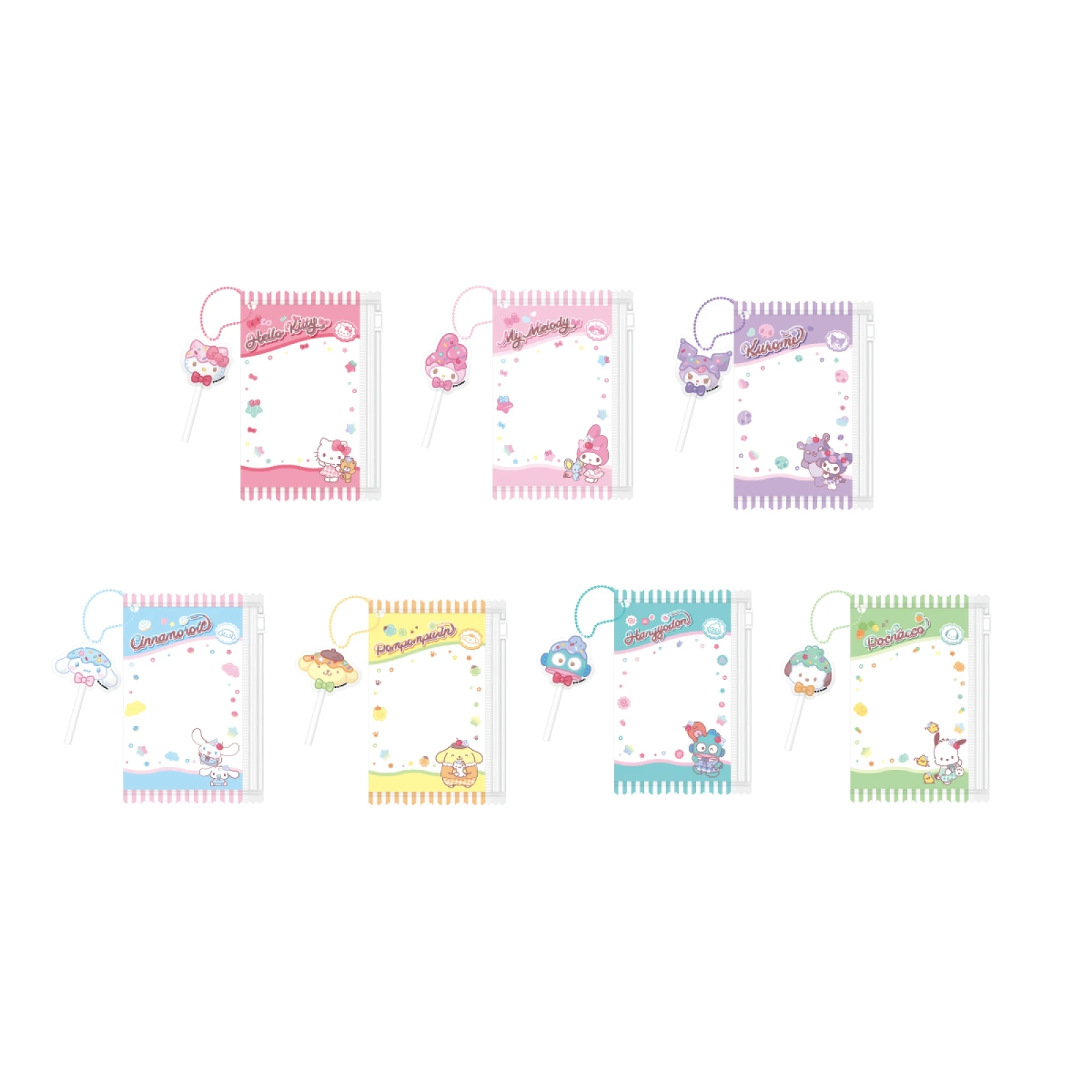 SANRIO 透明卡套+鑰匙圈［SANRIO CHARACTERS］