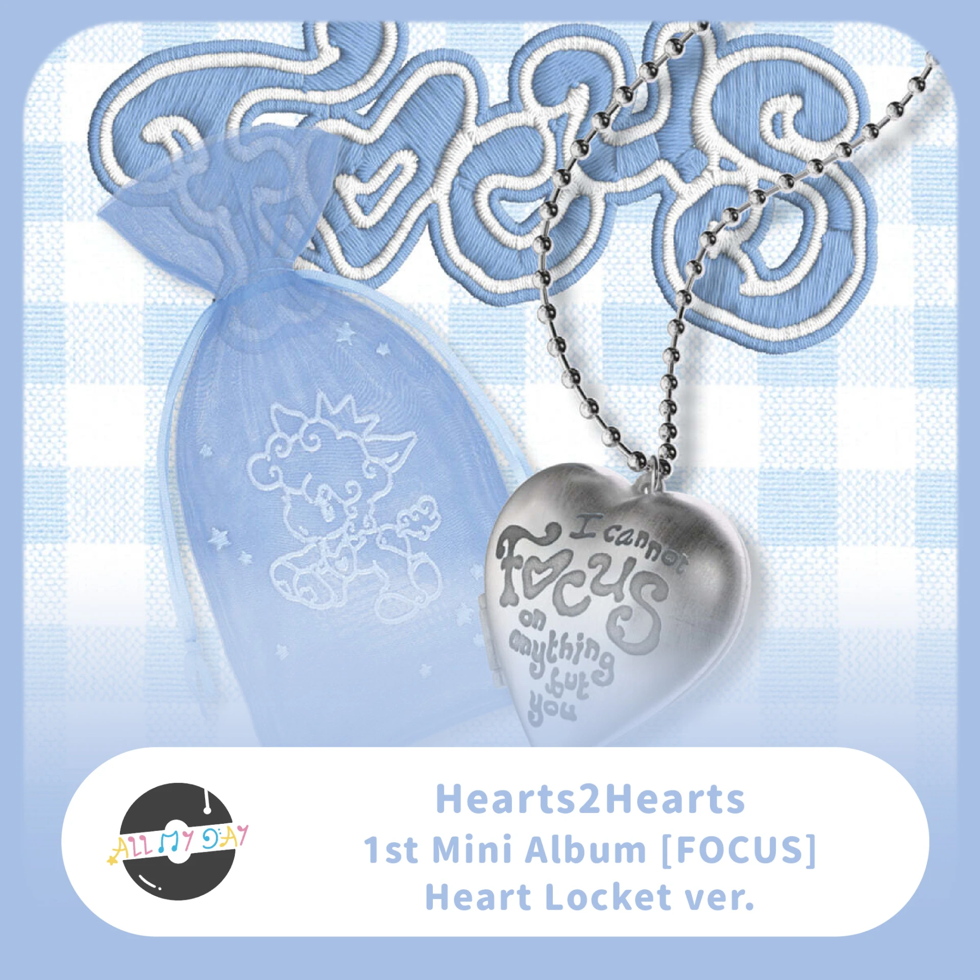 Hearts2Hearts 迷你一輯《FOCUS》(Heart Locket ver.)