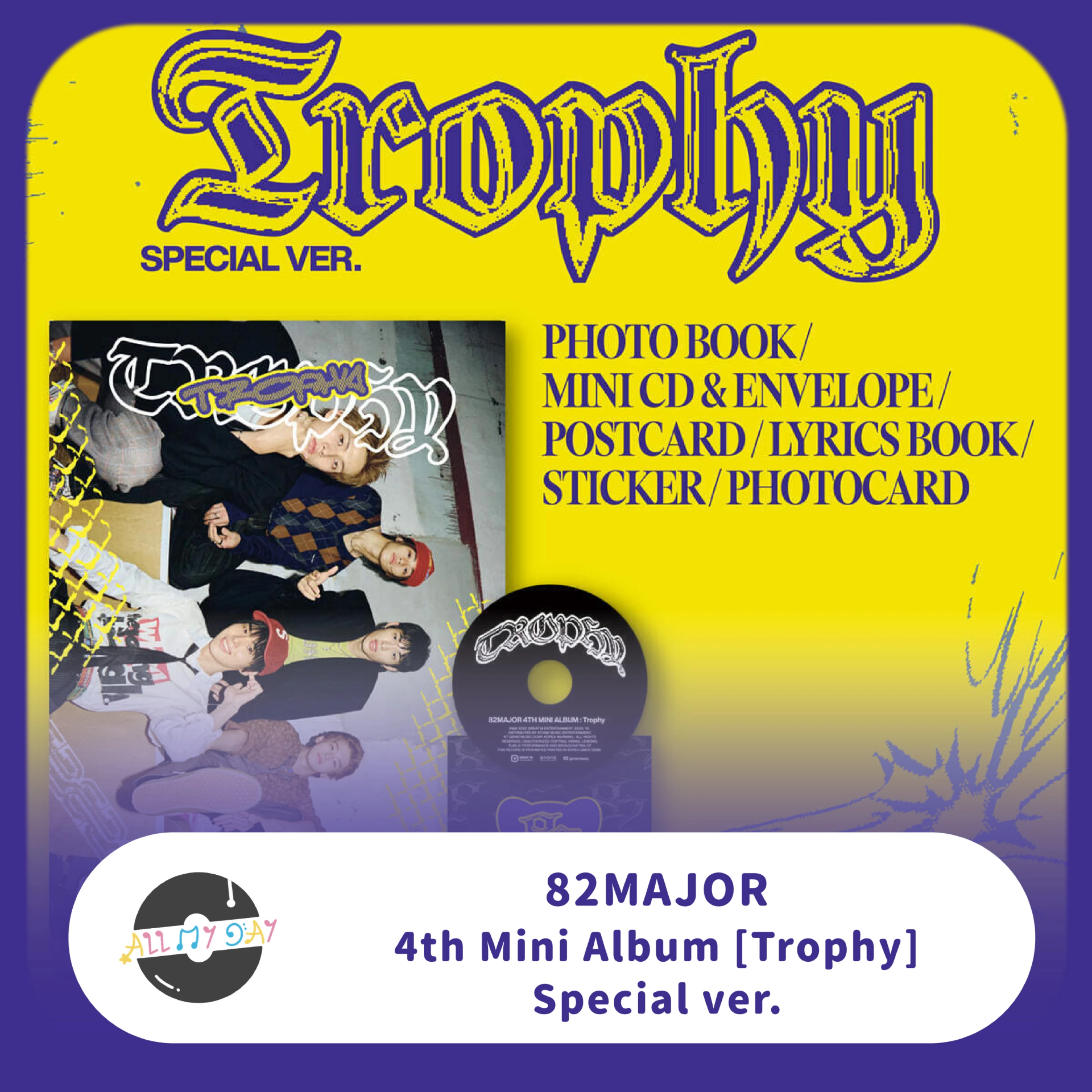 82MAJOR 迷你四輯《Trophy》（Special ver.）