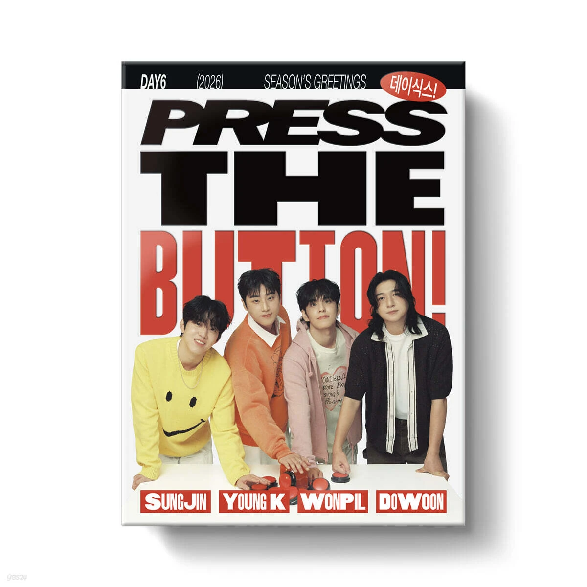 DAY6 [PRESS THE BUTTON] 2026 官方年曆