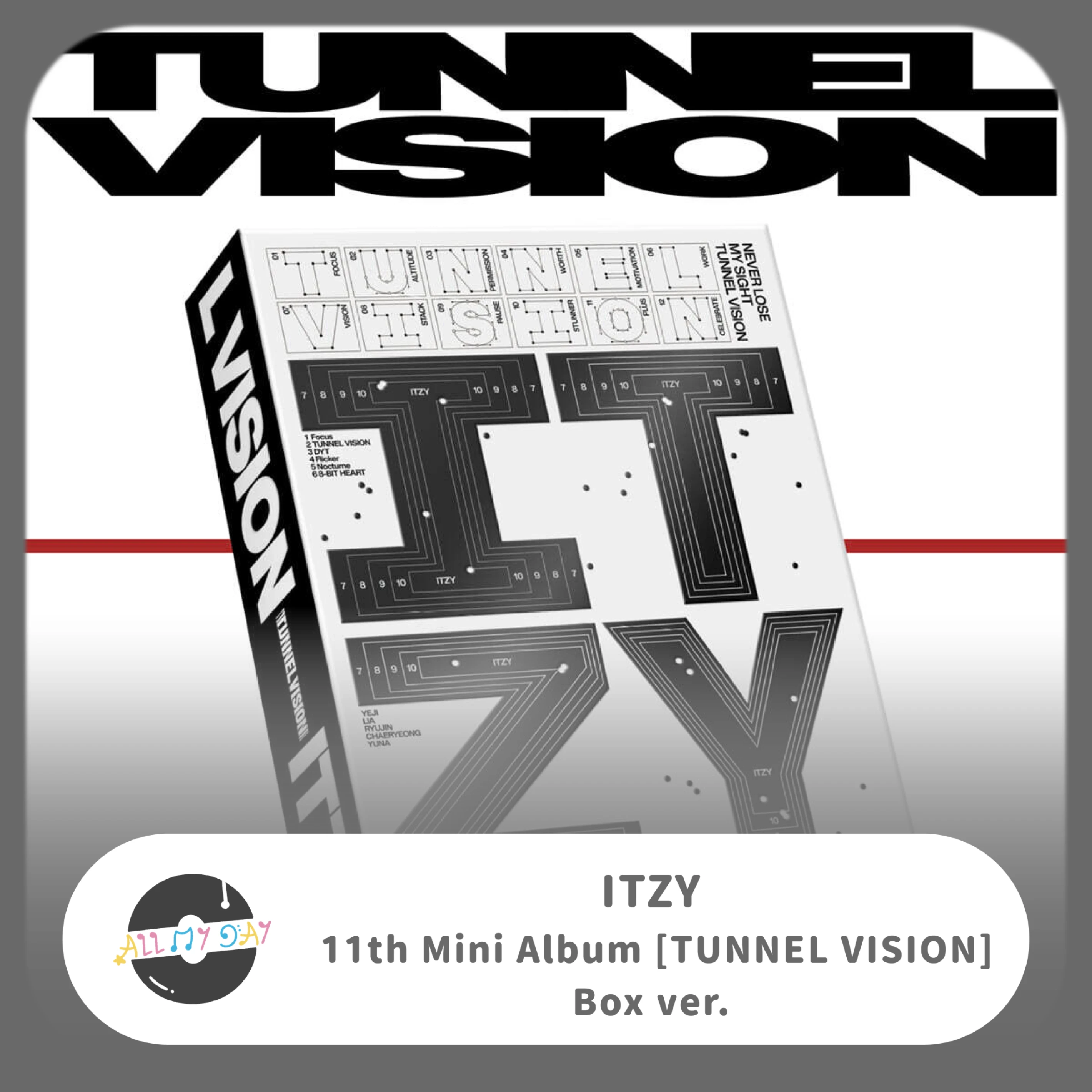 ITZY 迷你十一輯《TUNNEL VISION》(Box ver.)