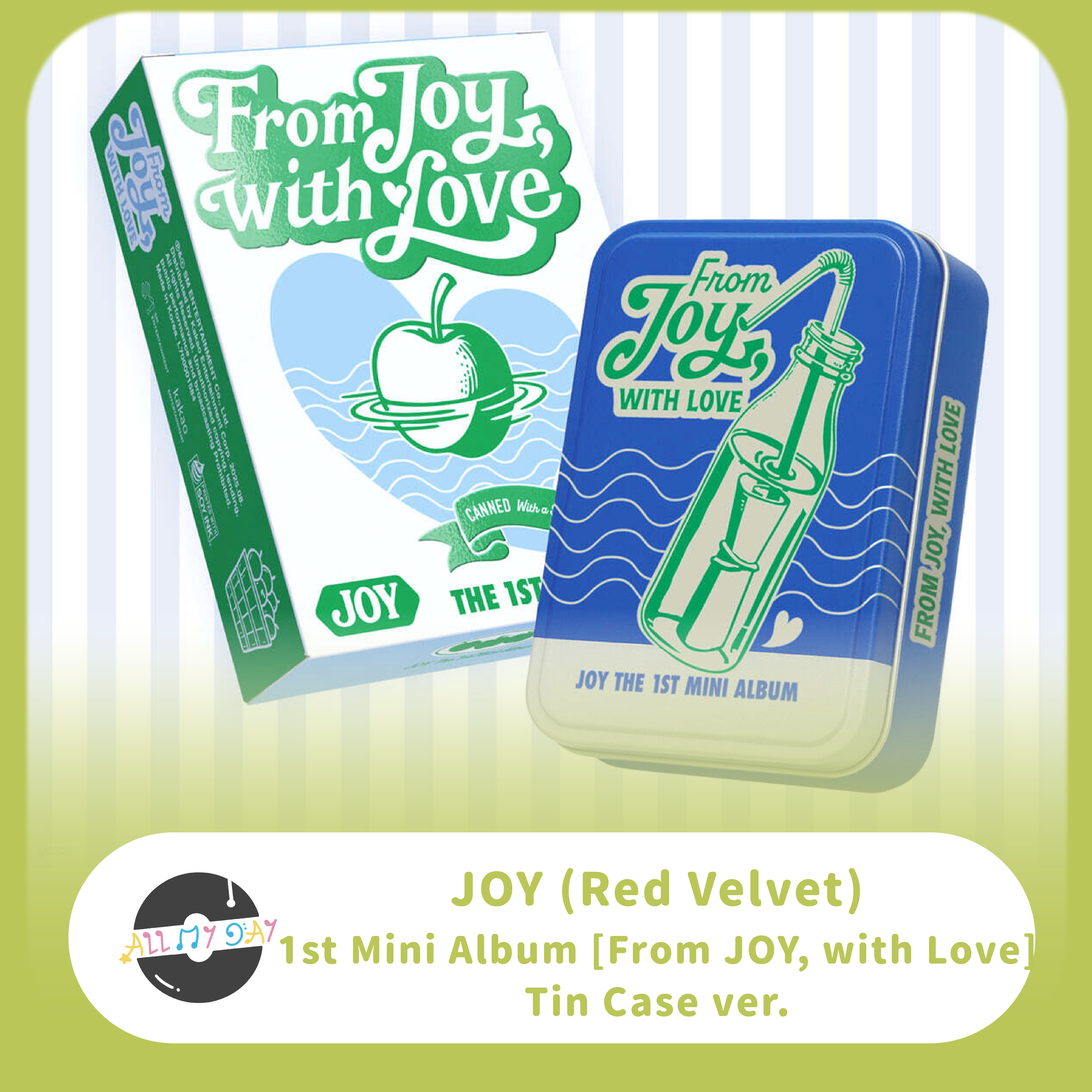 JOY(Red Velvet) 迷你一輯《From JOY, with Love》(Tin Case ver.) | ALL MY DAY
