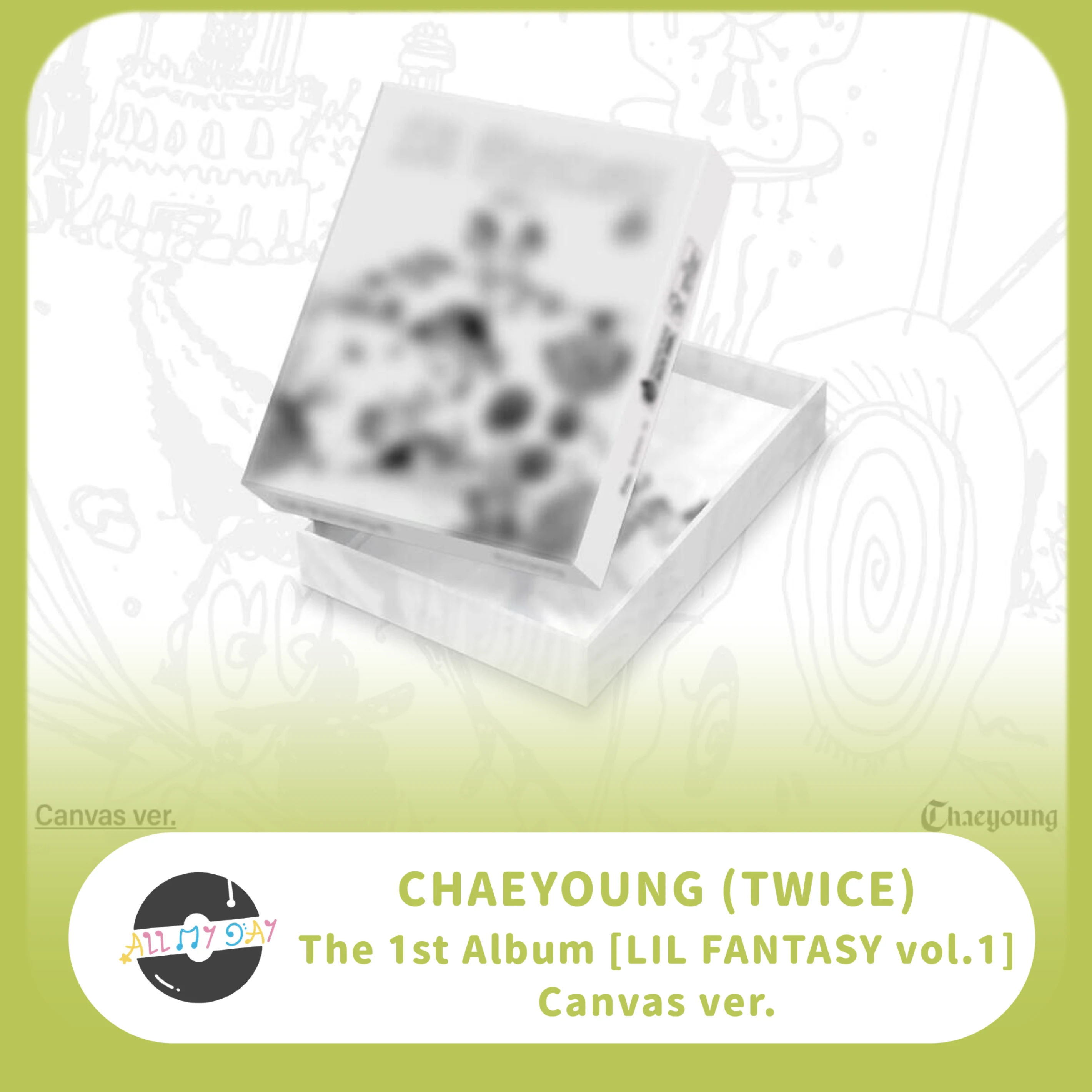 彩瑛 CHAEYOUNG(TWICE) 正規一輯《LIL FANTASY vol.1》(Canvas ver.)