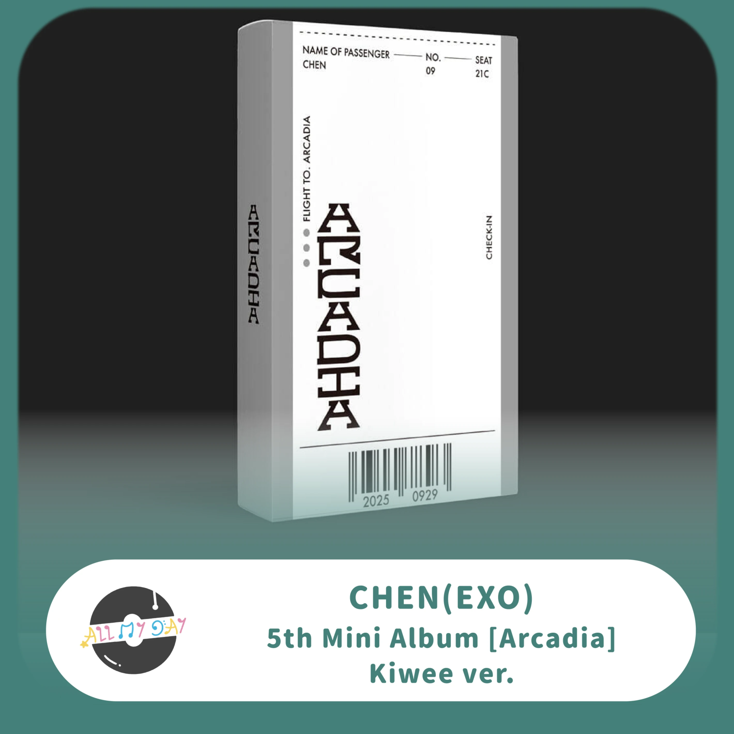 金鐘大 CHEN(EXO) 迷你五輯《Arcadia》（Kiwee ver.）
