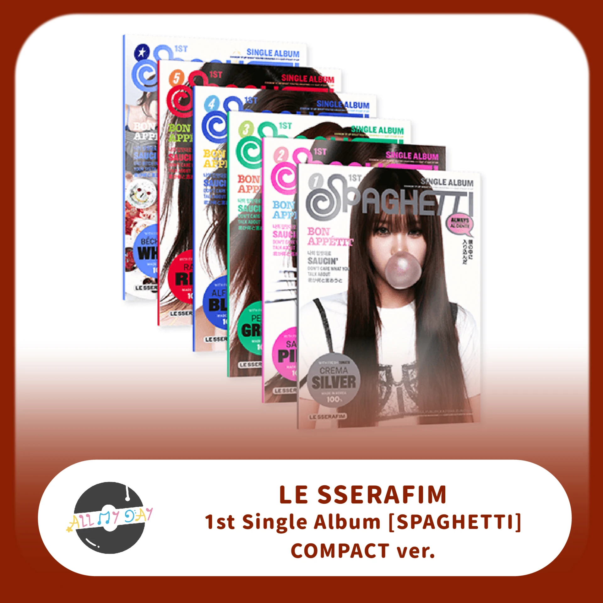 LE SSERAFIM 單曲一輯《SPAGHETTI》（COMPACT ver.）