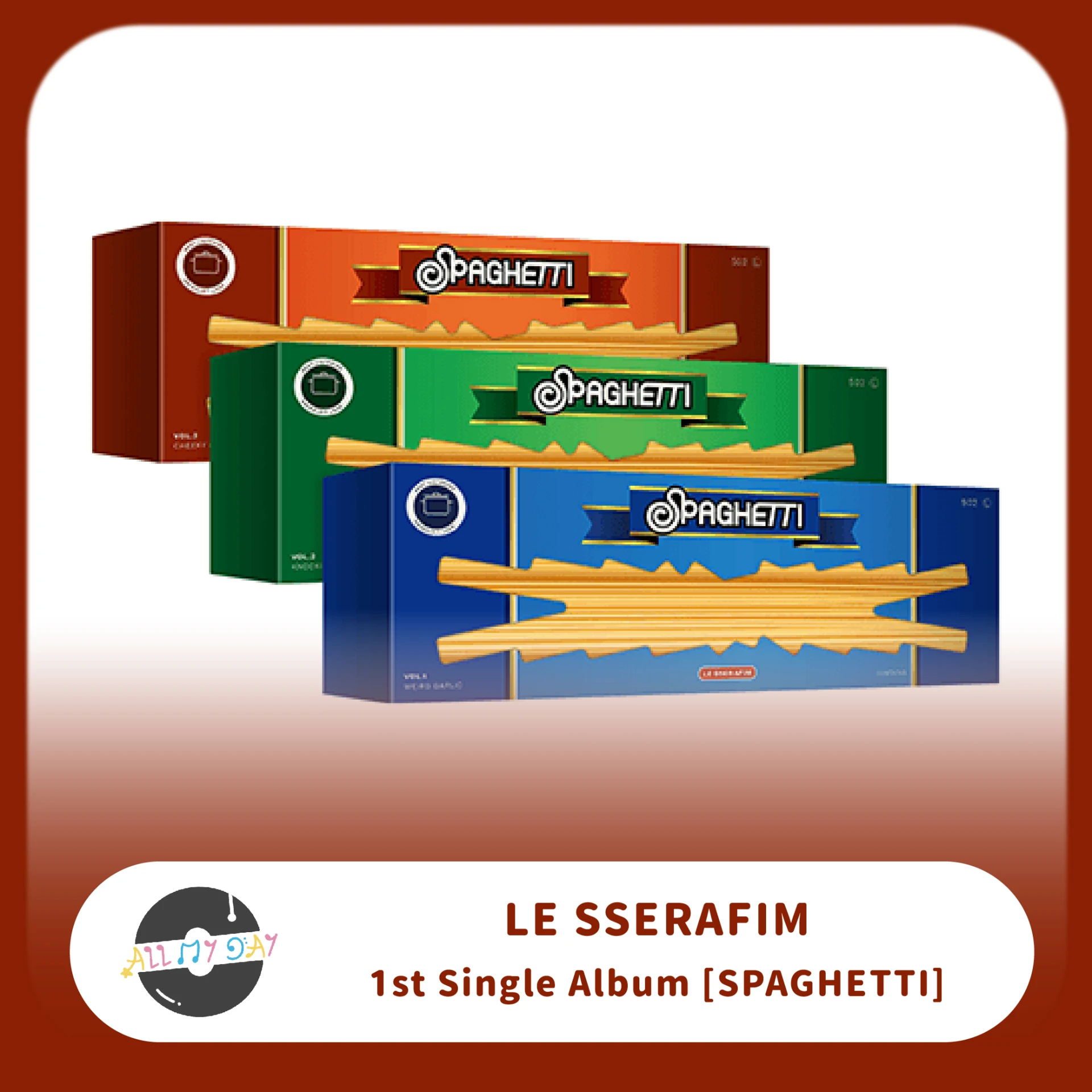 LE SSERAFIM 單曲一輯《SPAGHETTI》