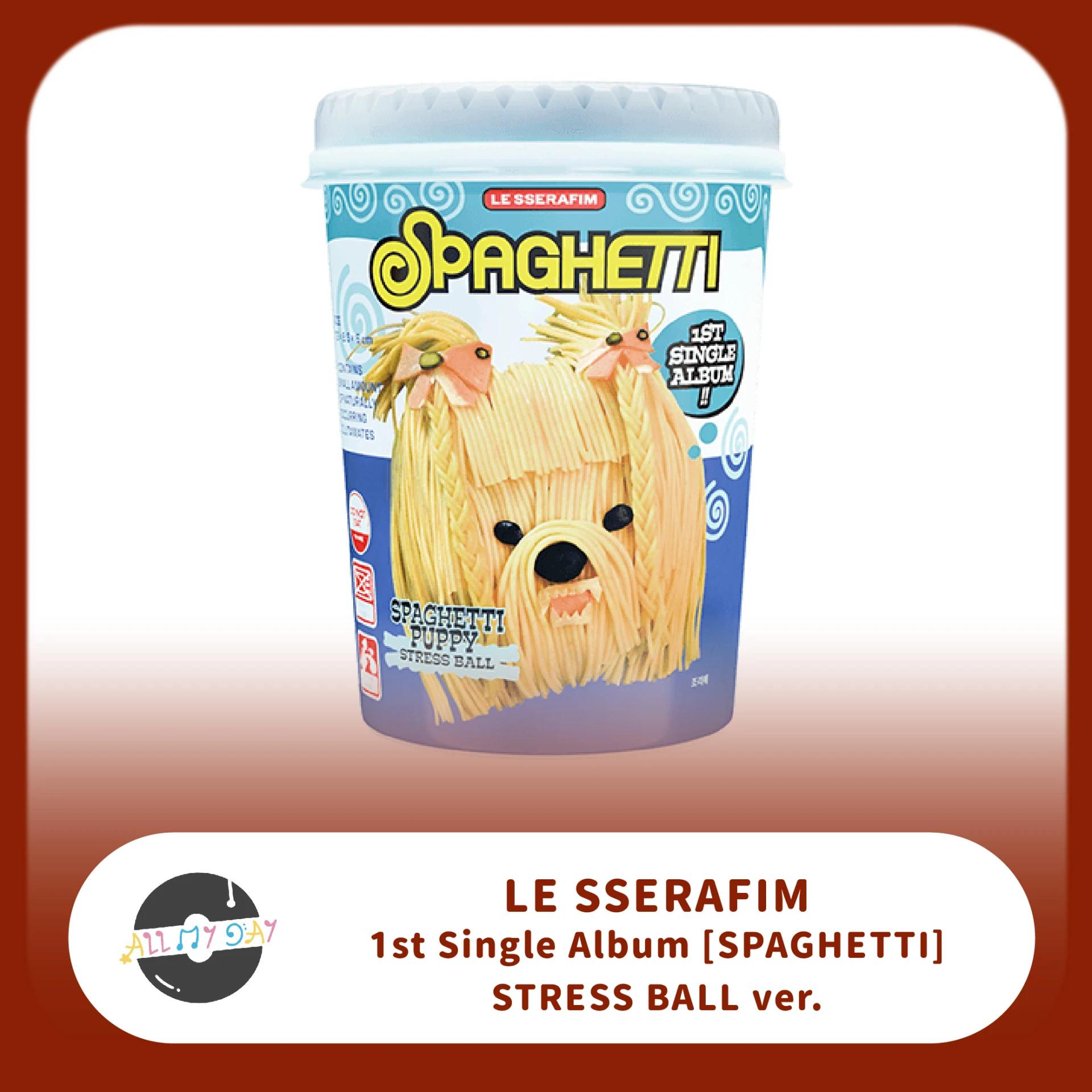 LE SSERAFIM 單曲一輯《SPAGHETTI》（STRESS BALL ver.）