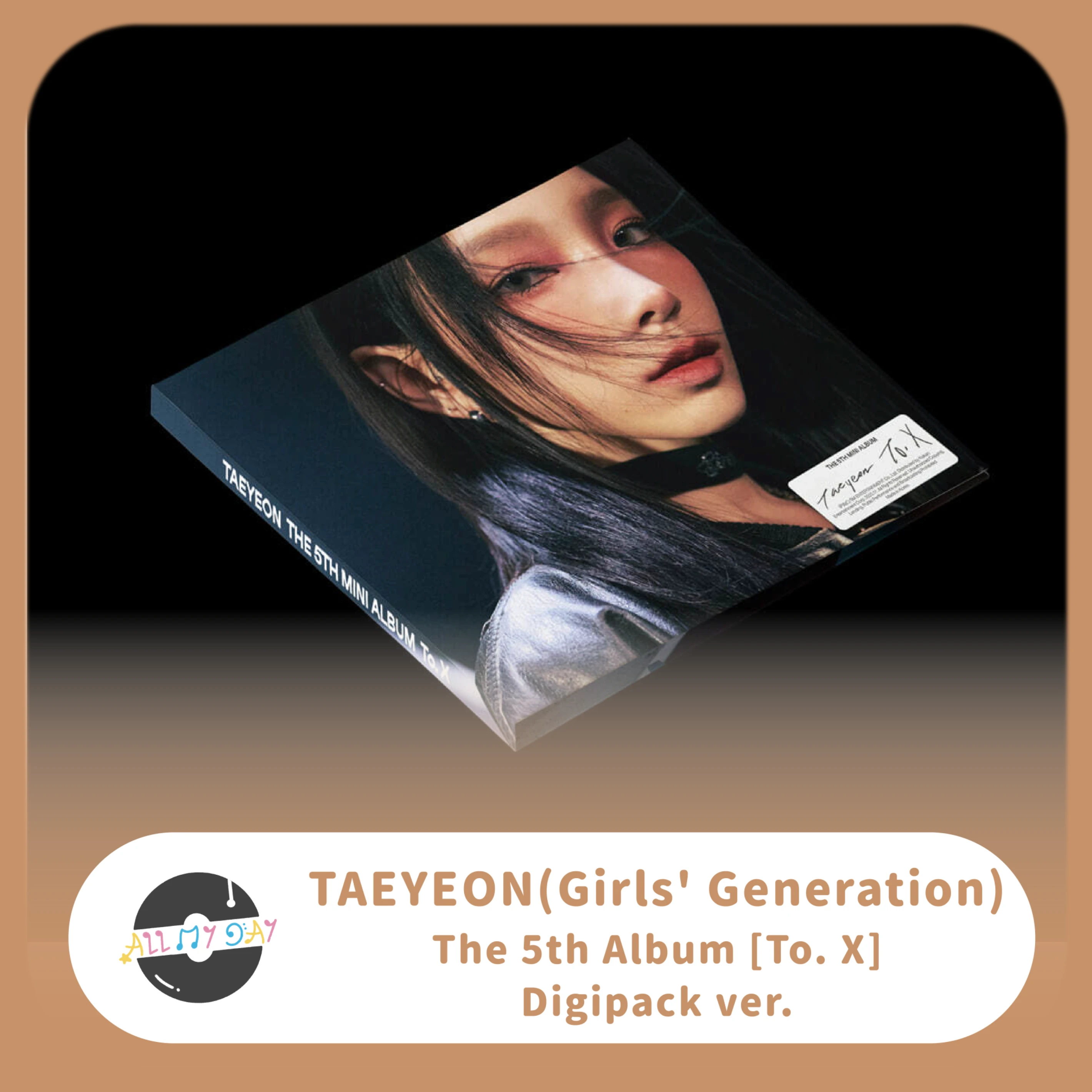 太妍 TAEYEON(少女時代) 迷你五輯《To. X》（Digipack ver.）