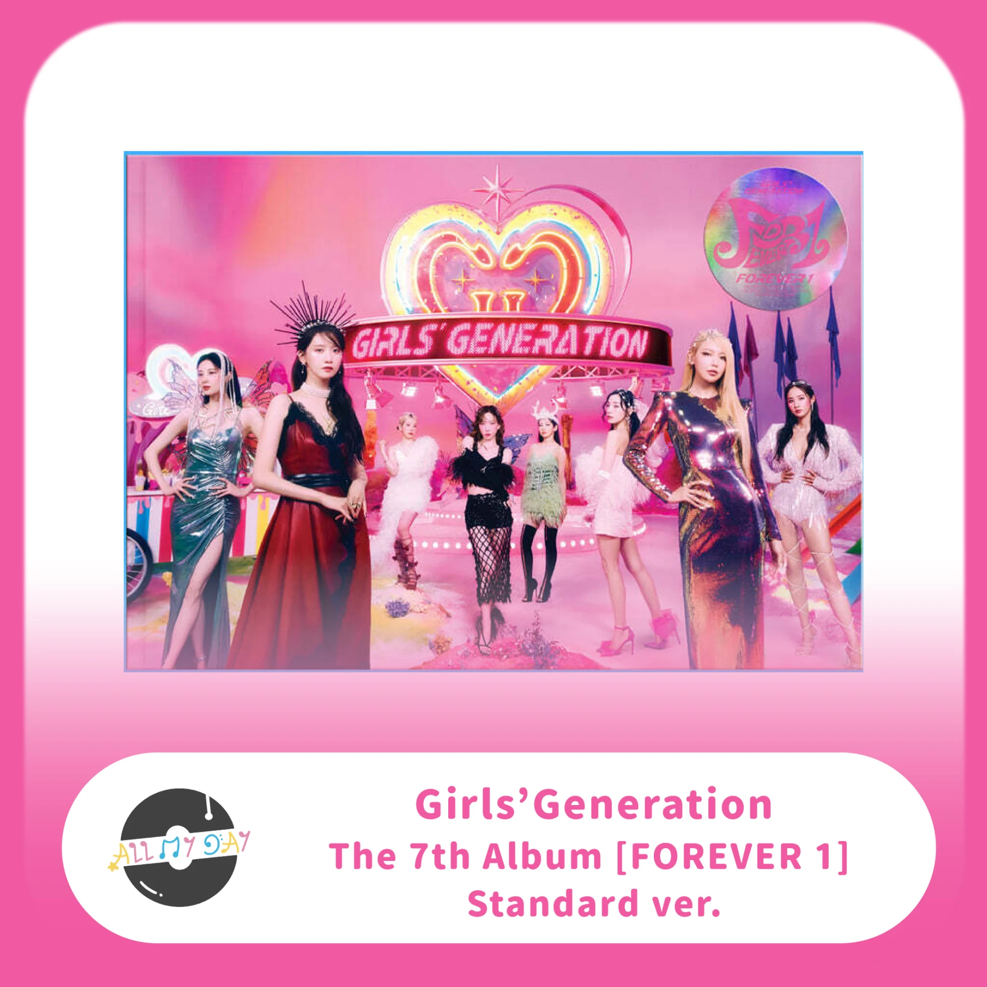 少女時代 Girls’Generation 正規七輯《FOREVER 1》（Standard ver.）
