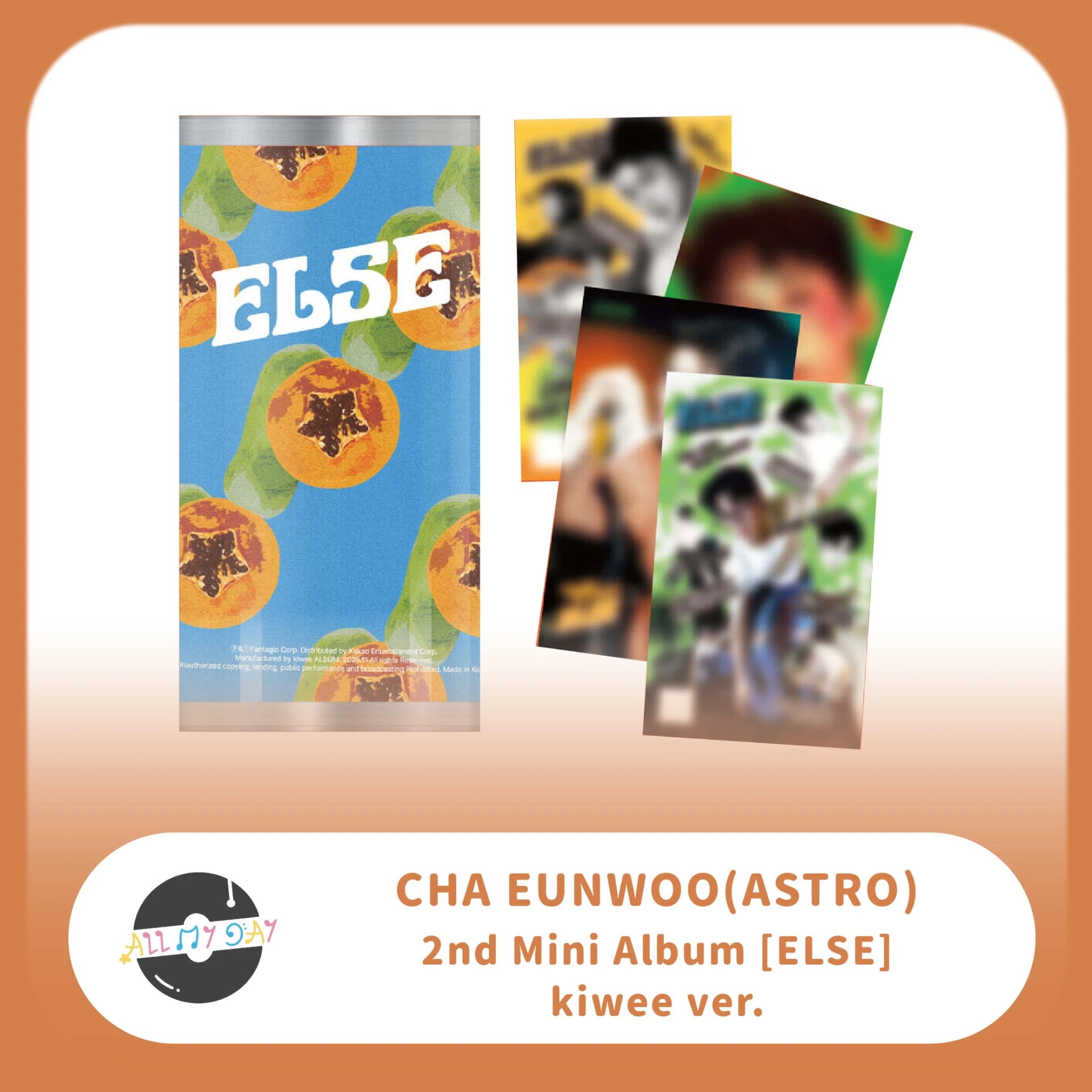 車銀優 CHA EUNWOO(ASTRO) 迷你二輯《ELSE》（kiwee ver.）