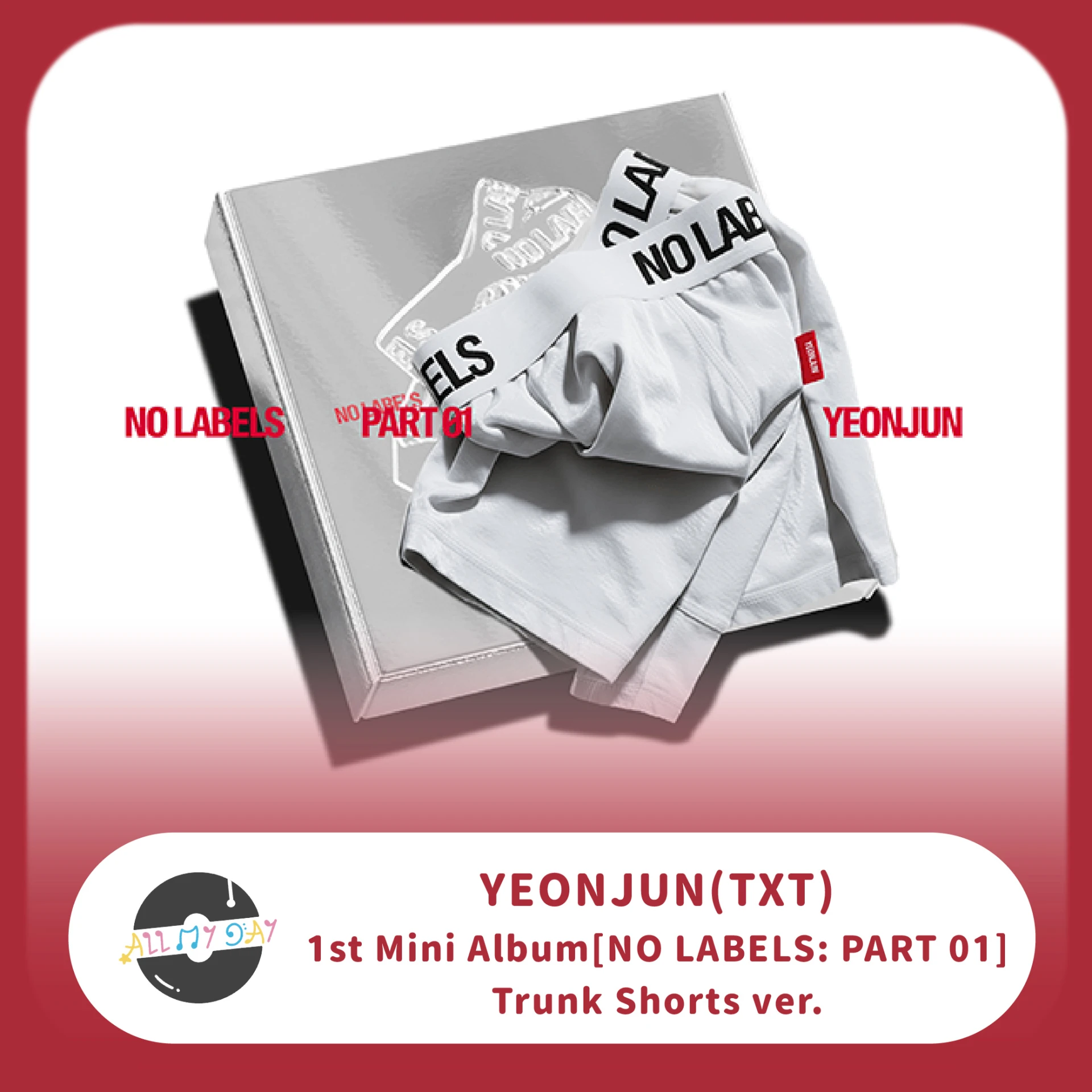 崔然竣YEONJUN(TXT) 迷你一輯《NO LABELS: PART 01》(Trunk Shorts ver 