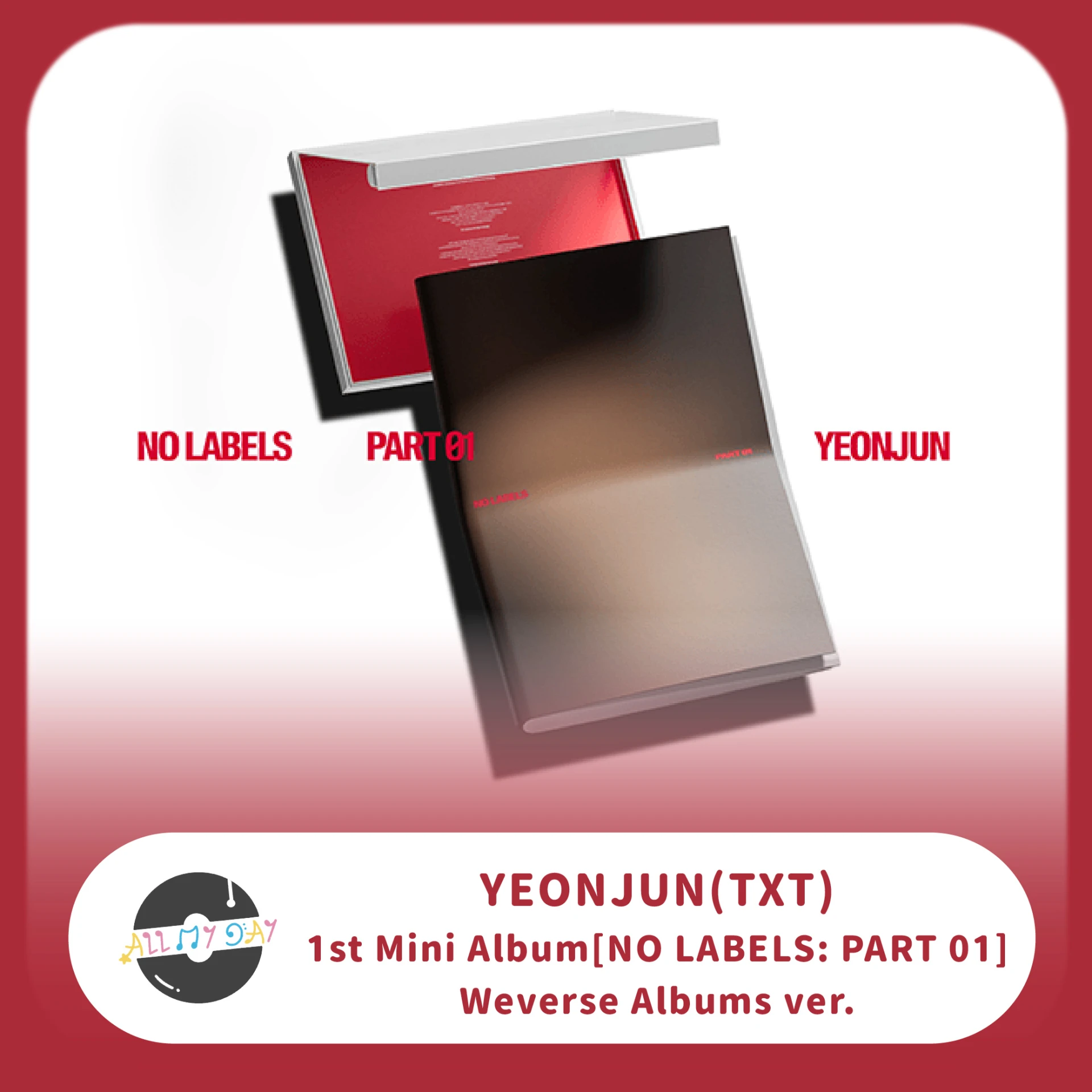 崔然竣 YEONJUN(TXT) 迷你一輯《NO LABELS: PART 01》(Weverse Albums ver.)