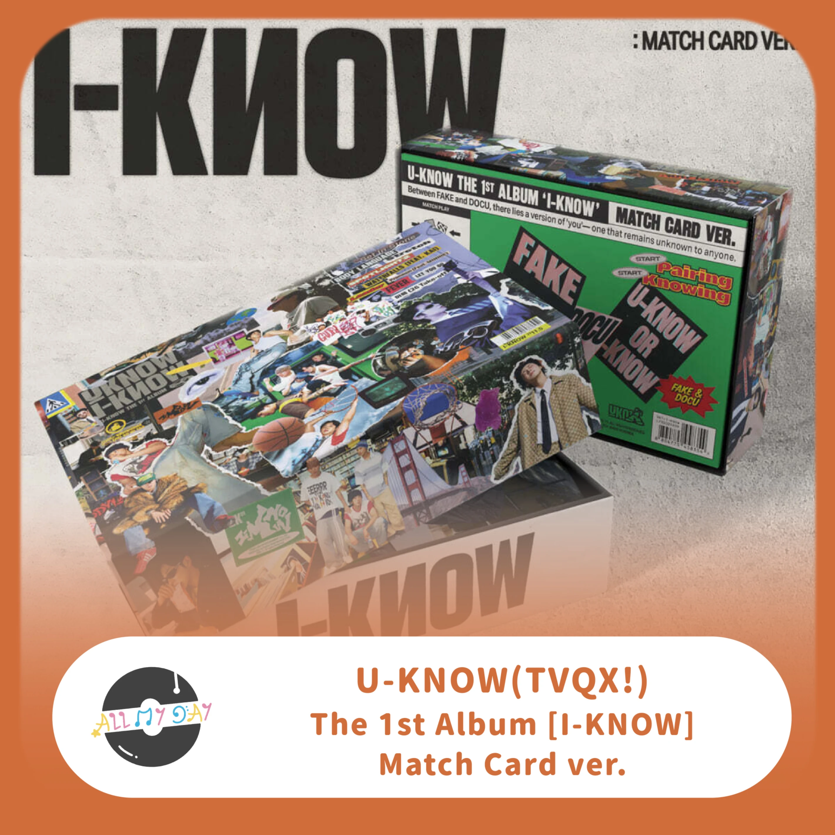 U-KNOW(東方神起) 正規一輯《I-KNOW》（Match Card ver.）