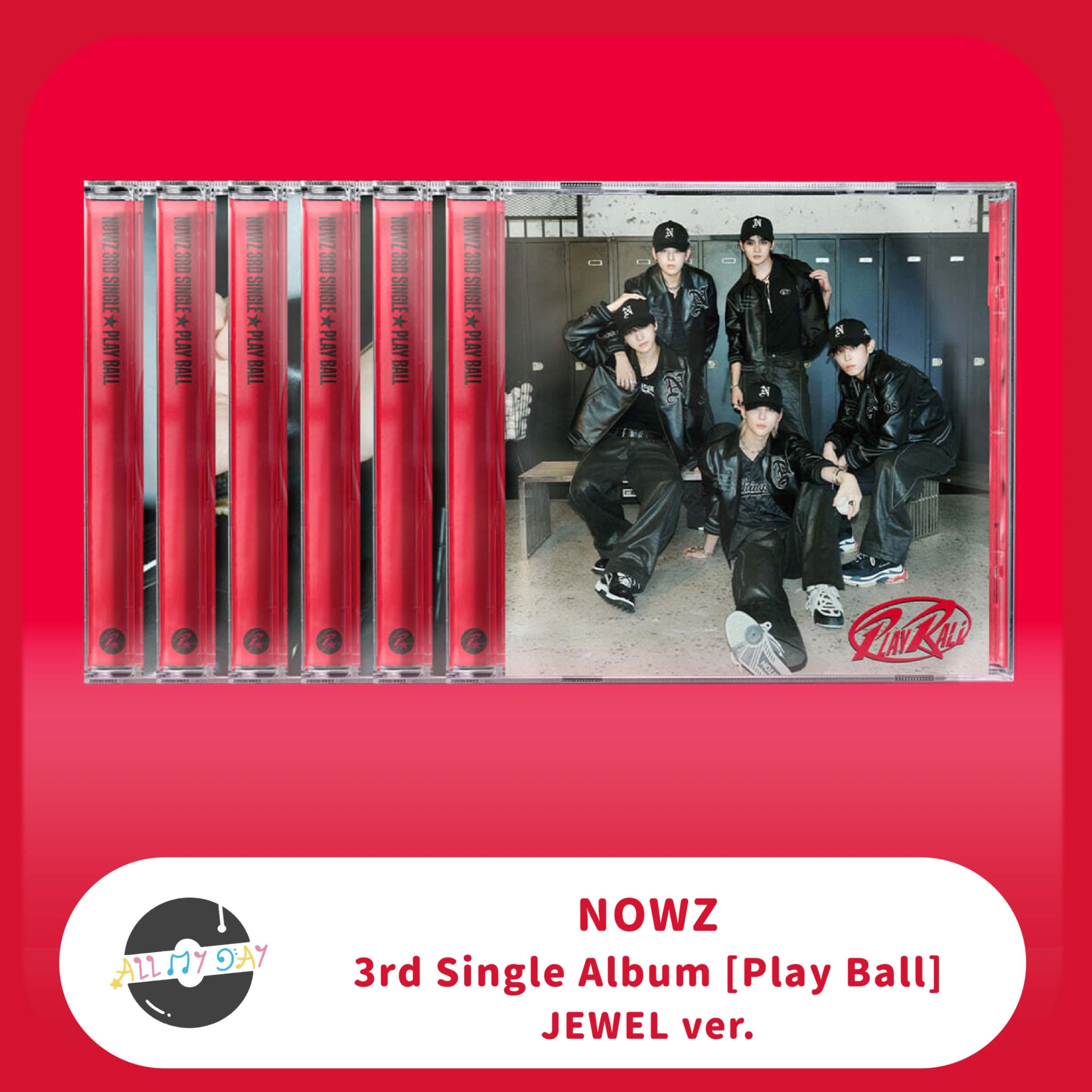 NOWZ 單曲三輯《Play Ball》(Jewel ver.)