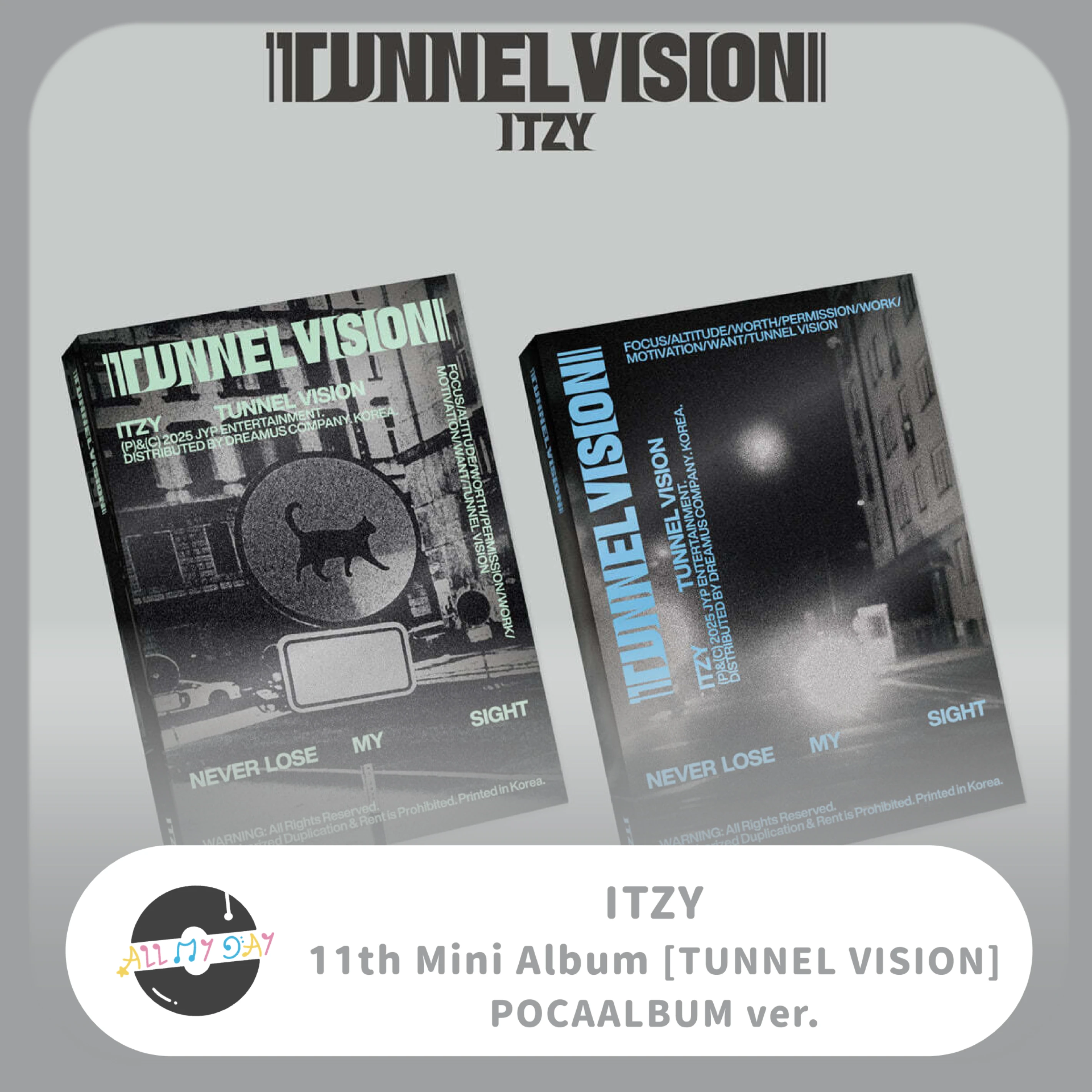 ITZY 迷你十一輯《TUNNEL VISION》(POCAALBUM ver.)