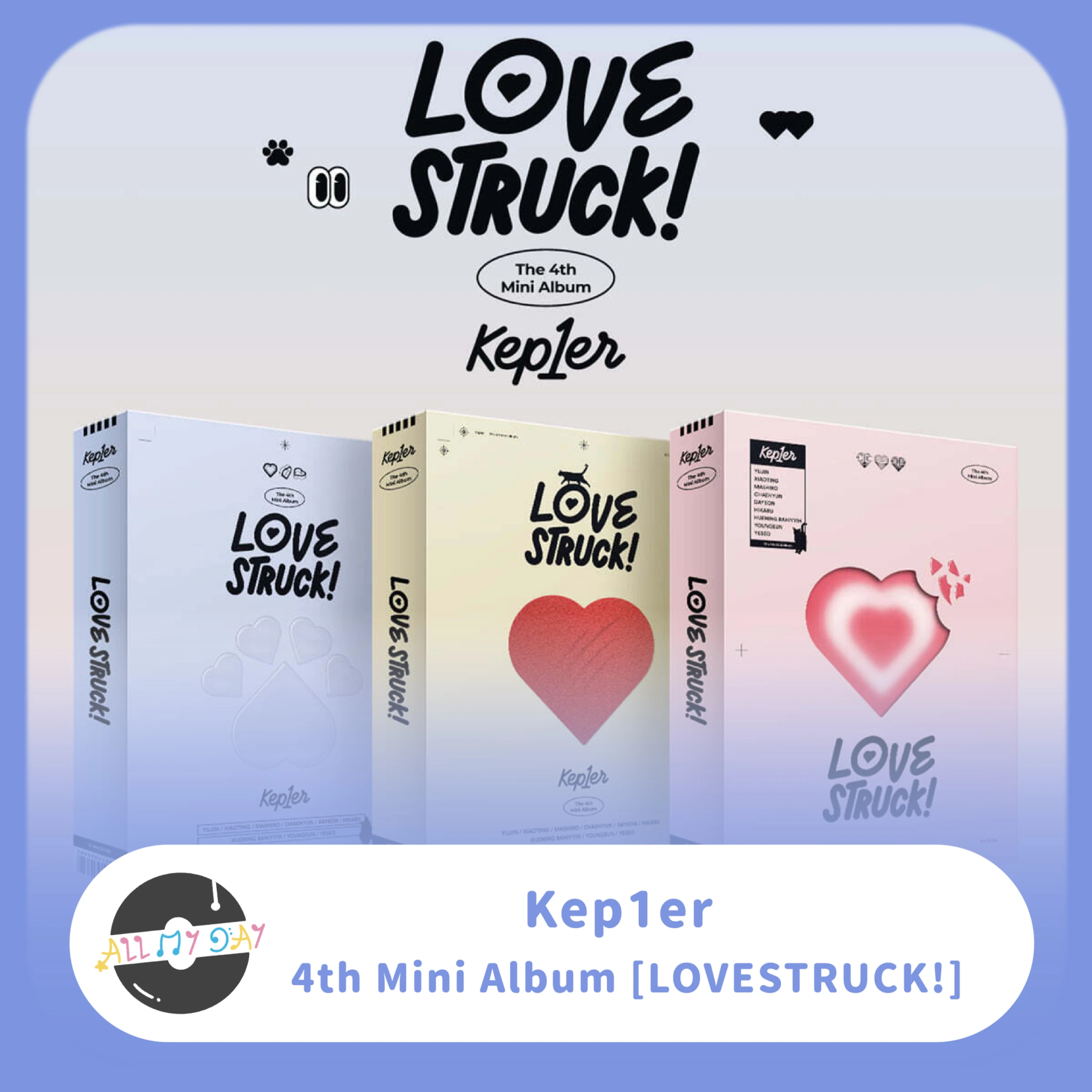 Kep1er 迷你四輯《 LOVESTRUCK 》