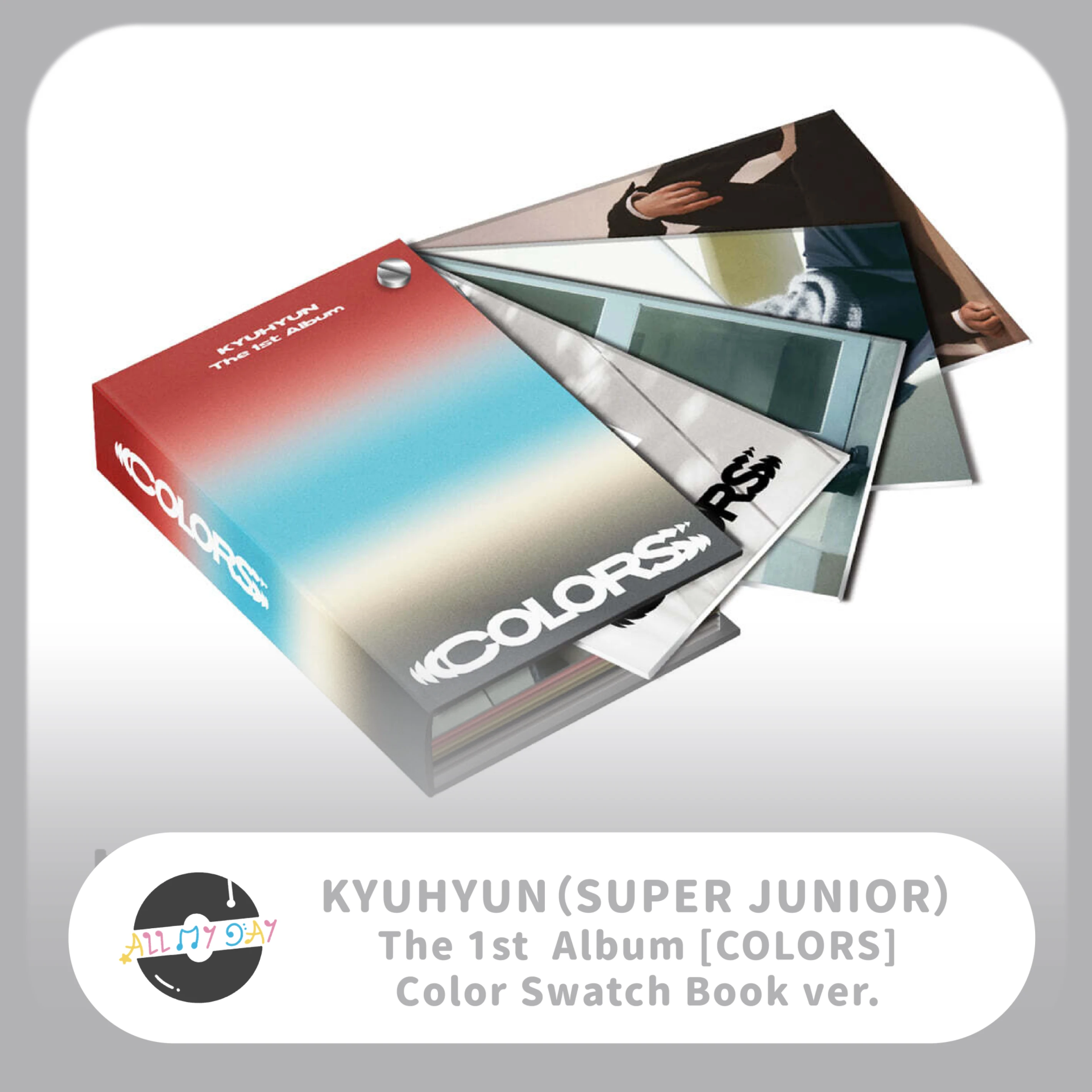 圭賢 KYUHYUN(SUPER JUNIOR) 正規一輯《COLORS》(Color Swatch Book ver.)