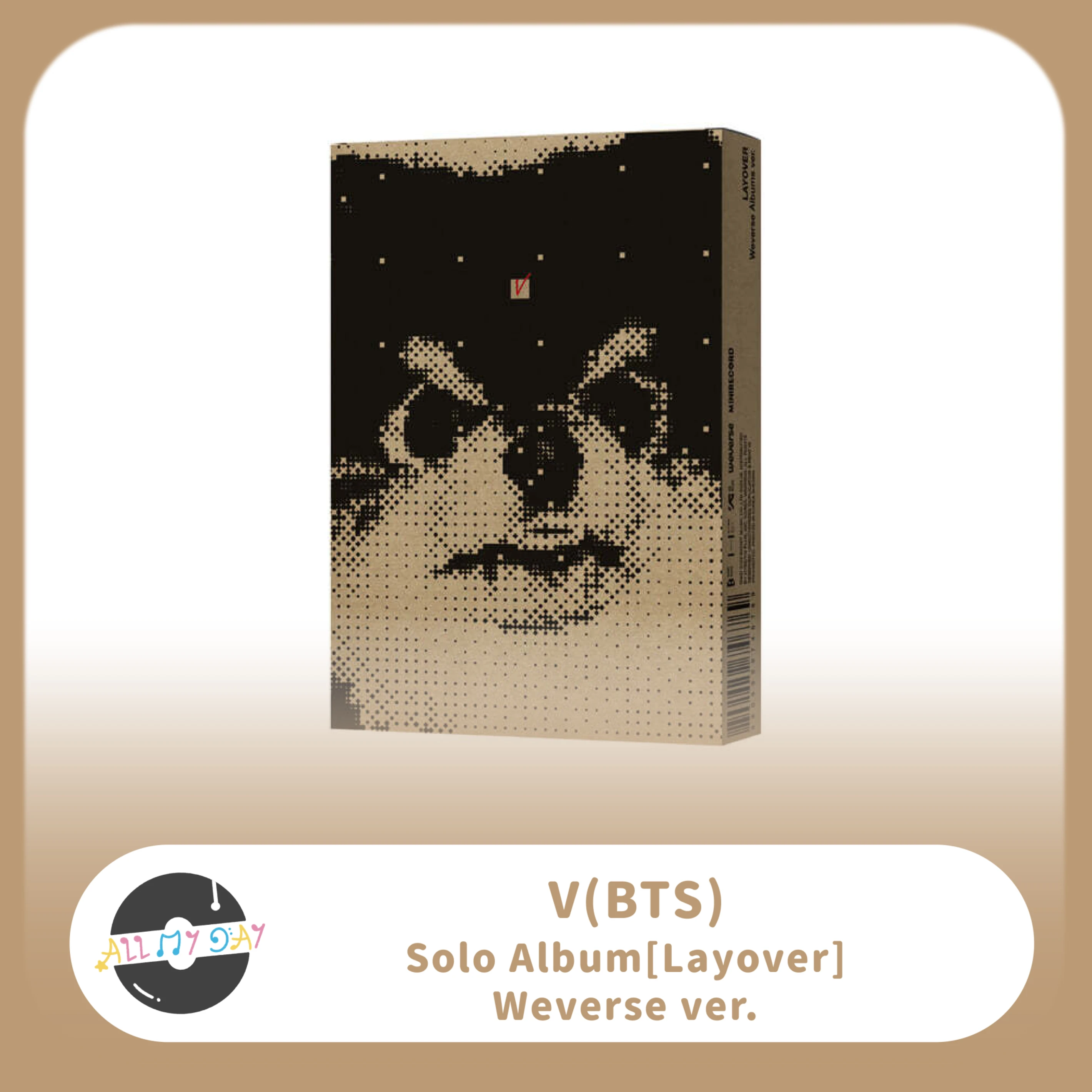 金泰亨 V(BTS) 個人專輯《Layover》(Weverse Albums ver.)