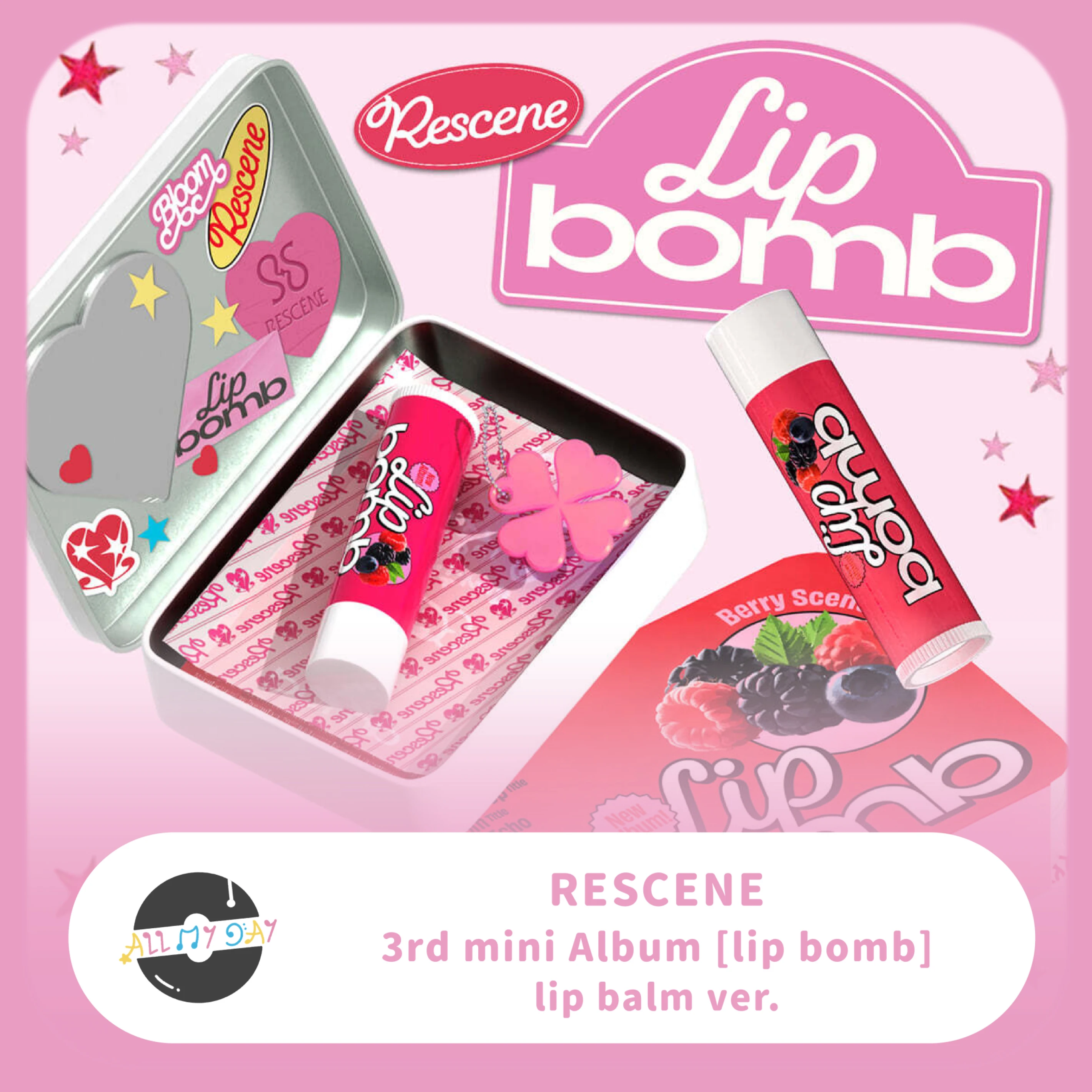 RESCENE 迷你三輯《lip bomb》(lip balm ver.)