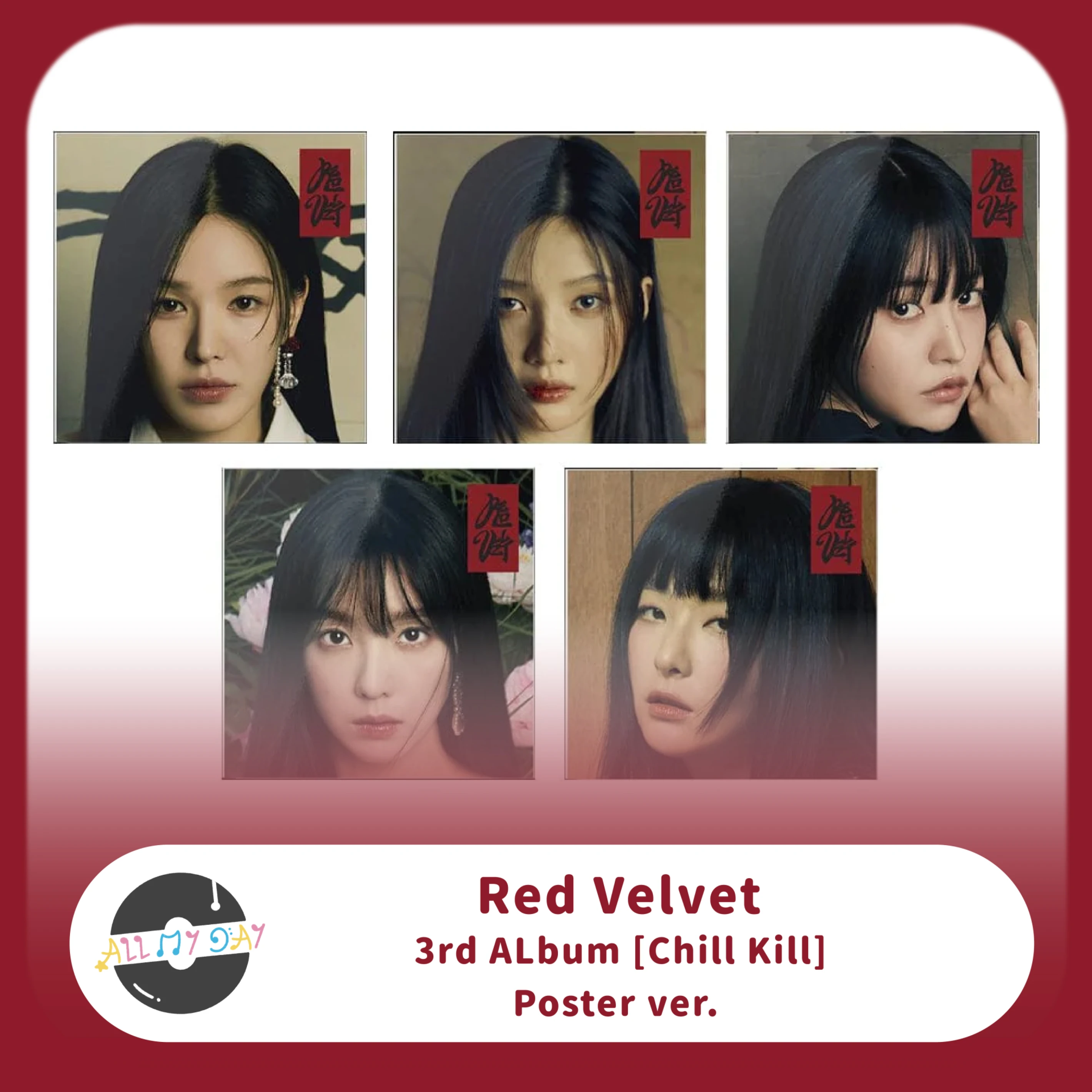 Red Velvet 正規三輯《Chill Kill》(Poster ver.)