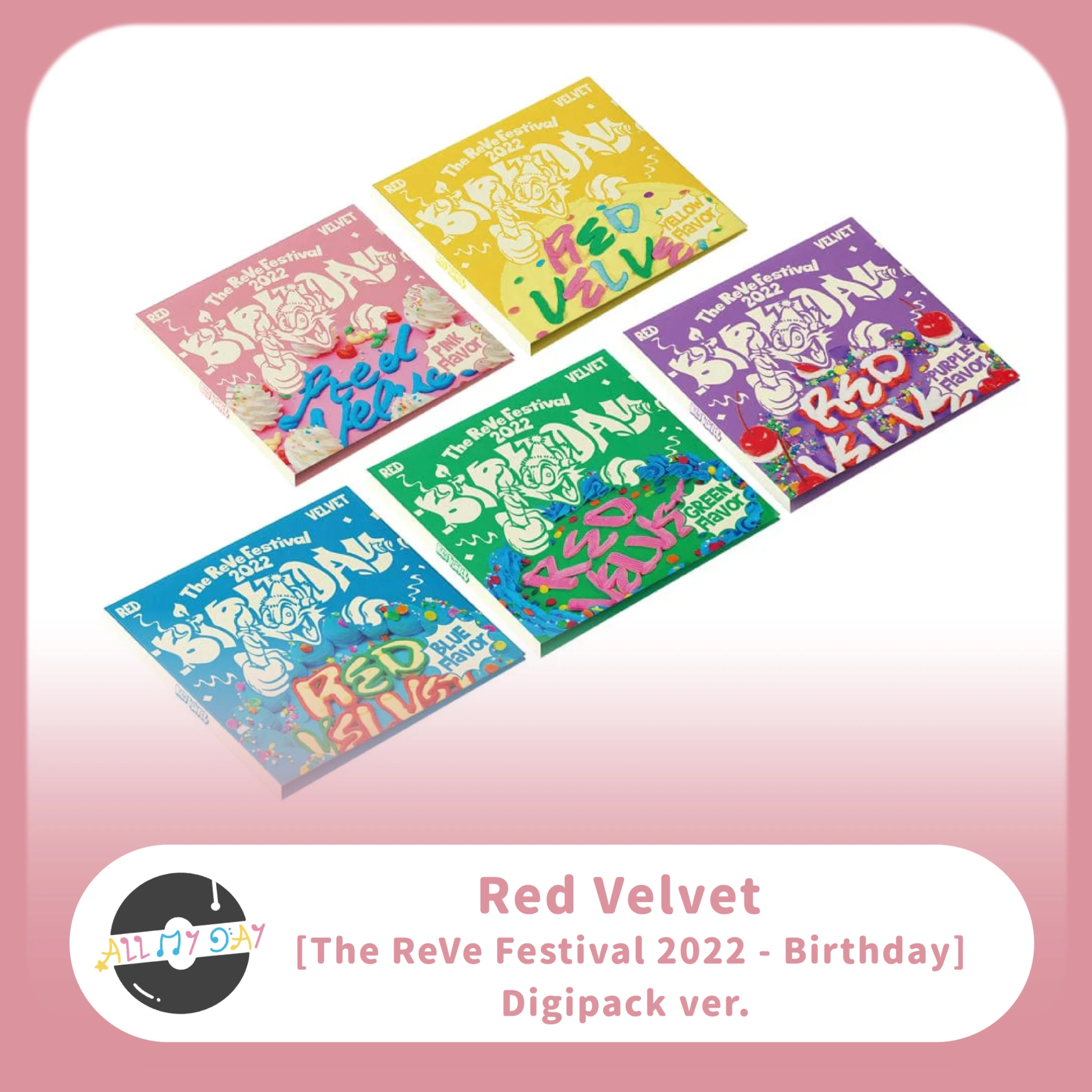 Red Velvet 迷你專輯《The ReVe Festival 2022 - Birthday》(Digipack ver.)