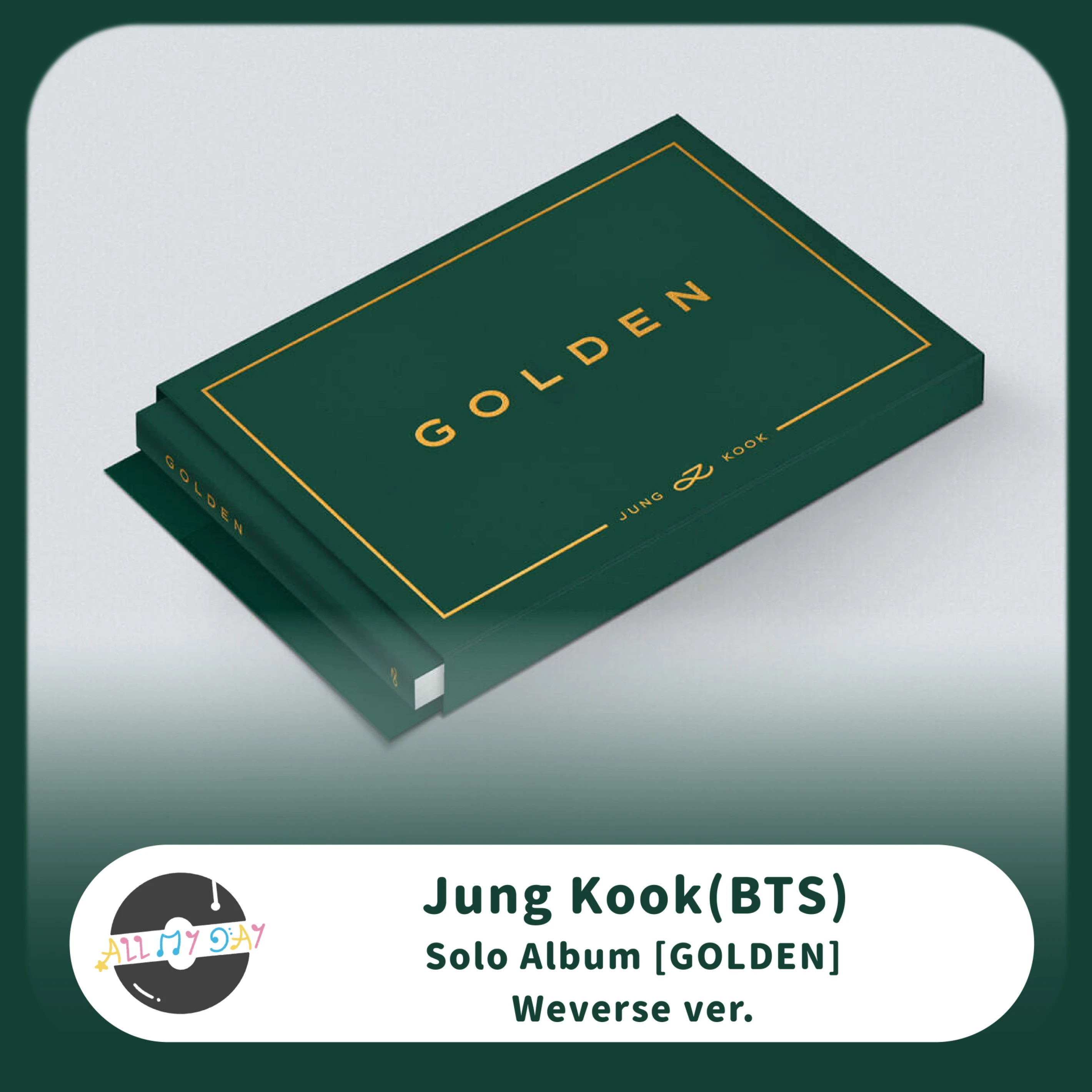 田柾國 Jung Kook(BTS)《GOLDEN》(Weverse Albums ver.)