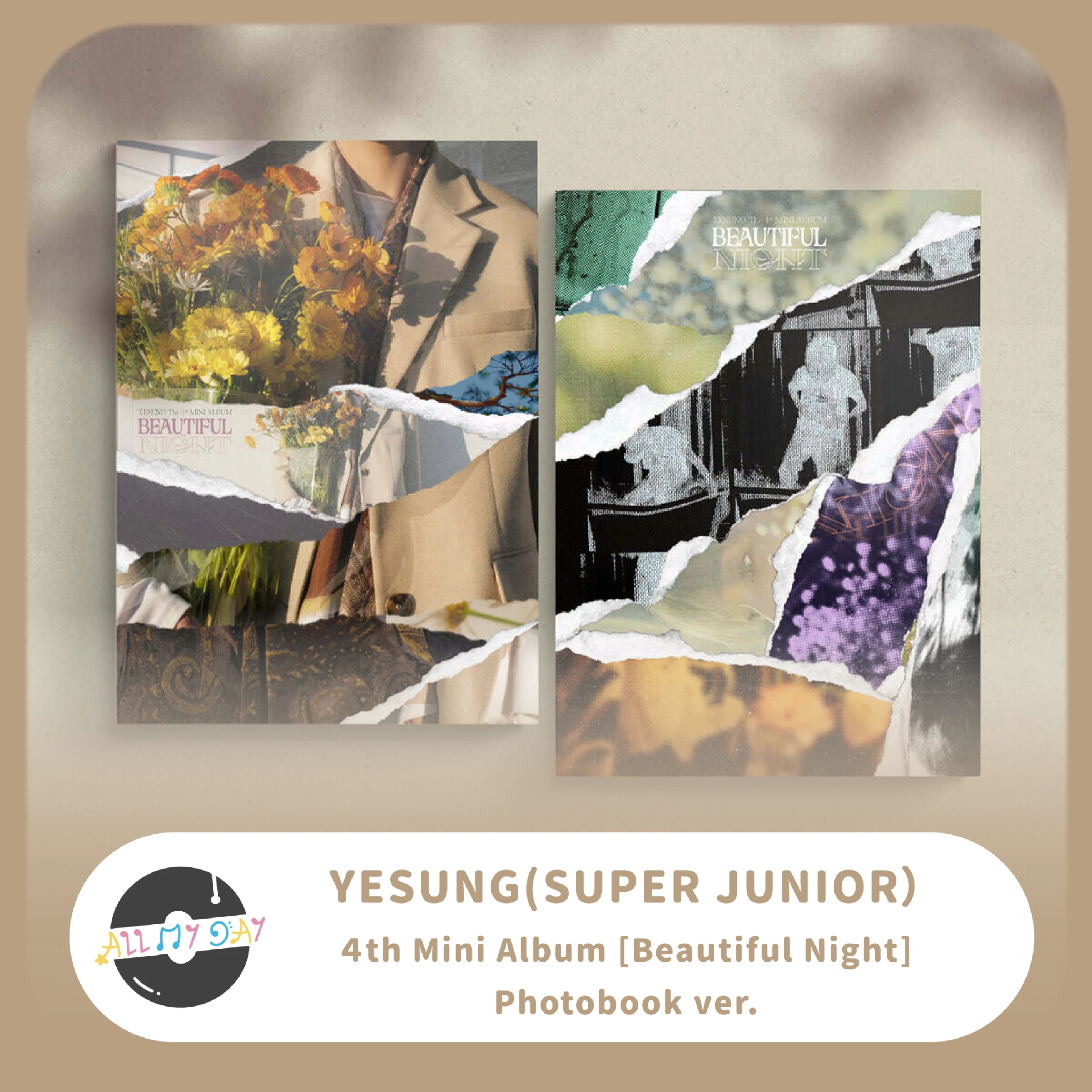 藝聲 YESUNG(SUPER JUNIOR) 迷你四輯《Beautiful Night》(Photobook ver.)