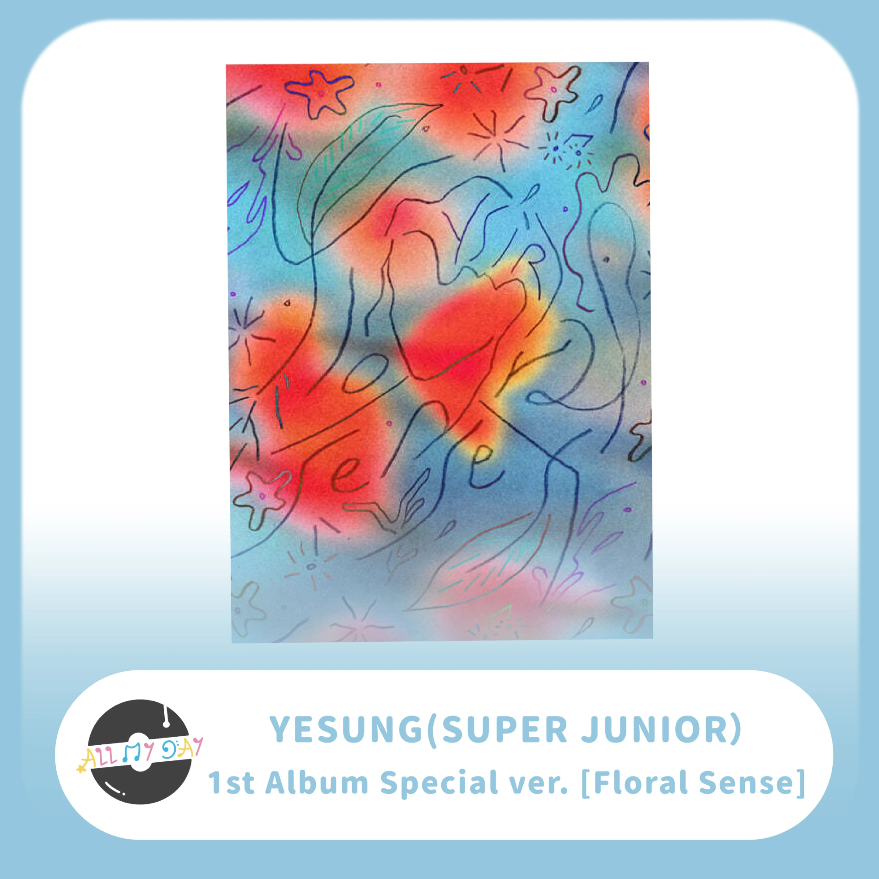 藝聲YESUNG(SUPER JUNIOR) 正規一輯特別版《Floral Sense》 | ALL MY DAY