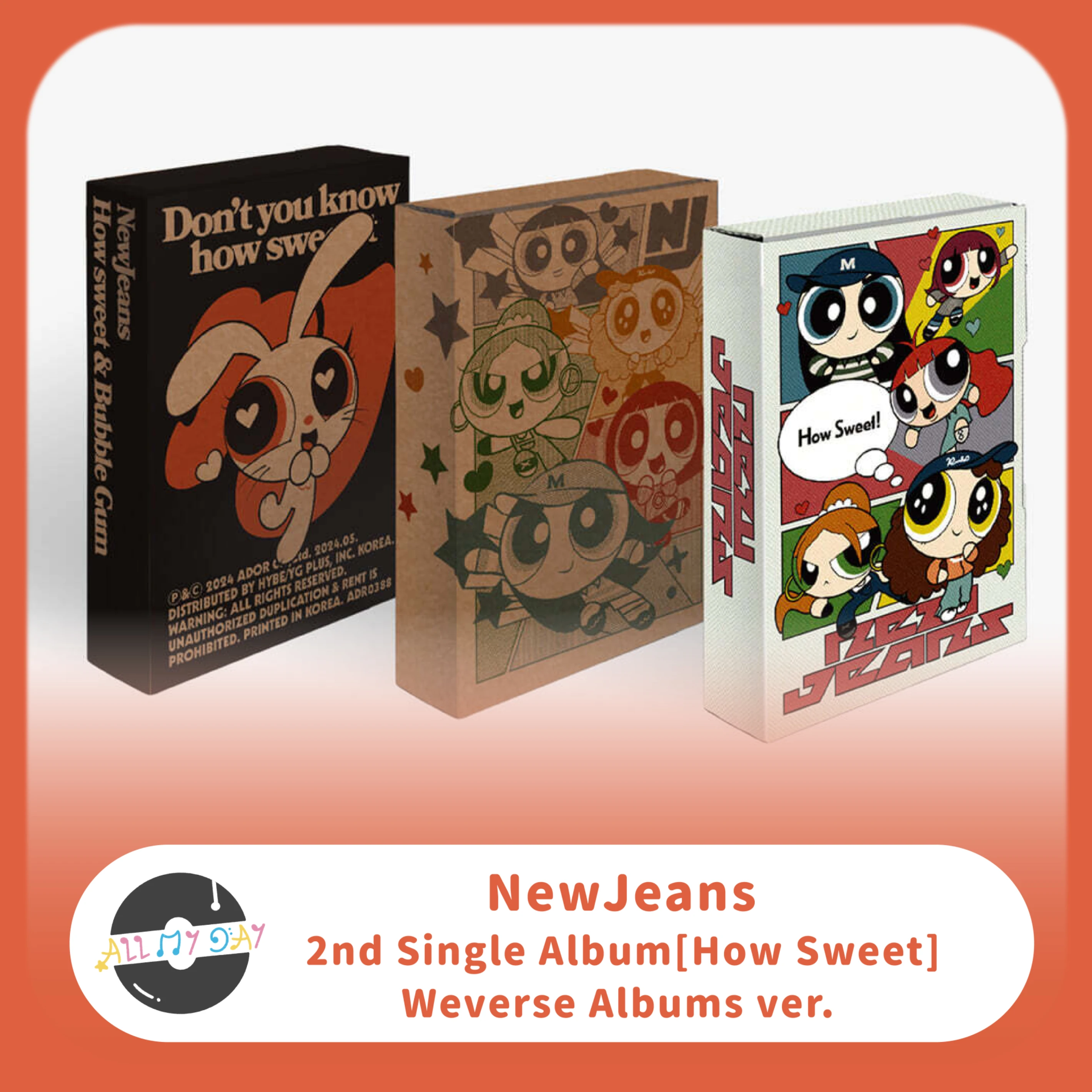 NewJeans 單曲二輯《How Sweet》(Weverse Albums ver.)