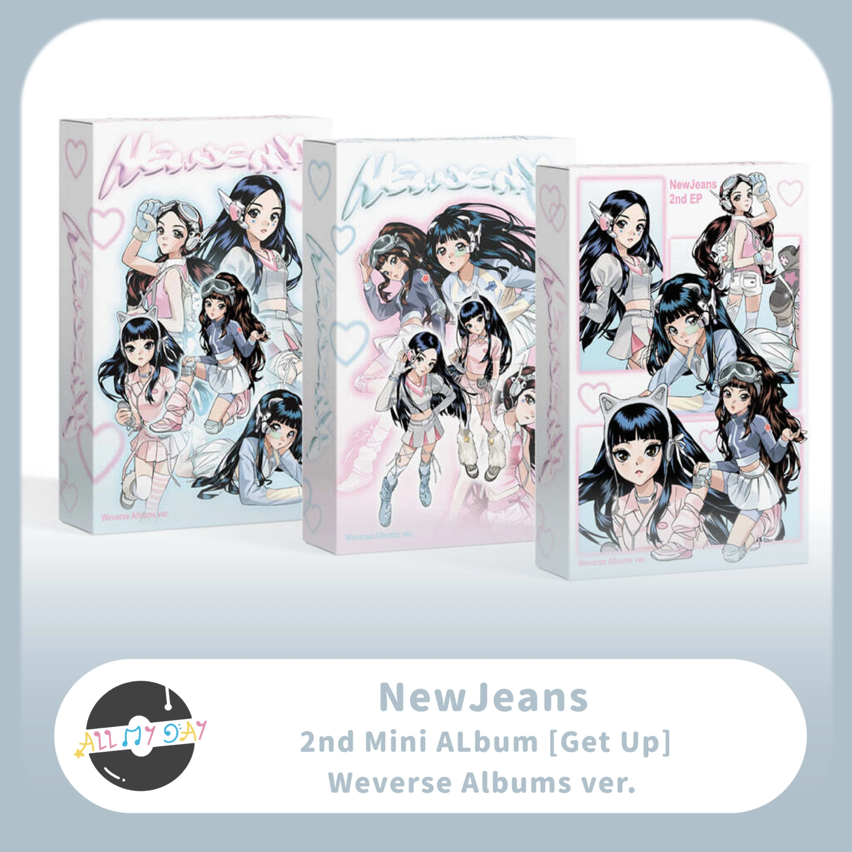 NewJeans 迷你二輯《Get Up》(Weverse Albums ver.)
