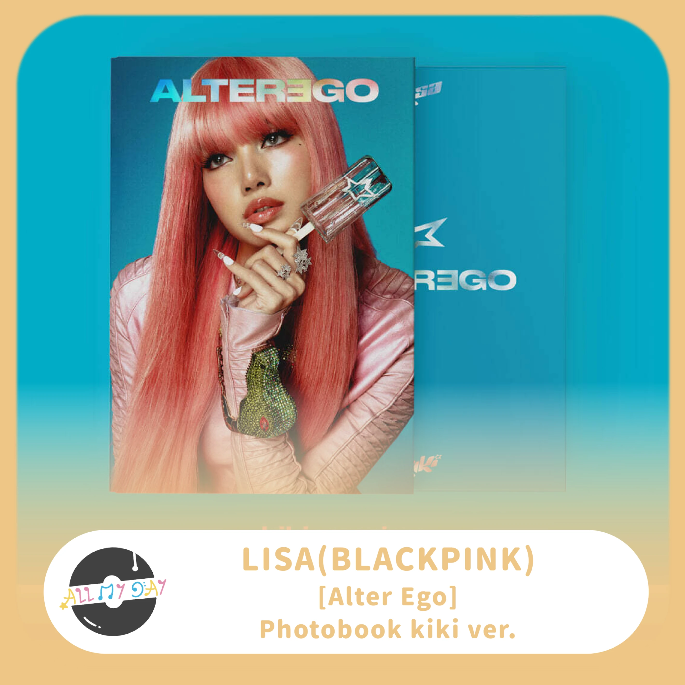 LISA(BLACKPINK) 錄音室專輯一輯《Alter Ego》(Photobook kiki ver.)