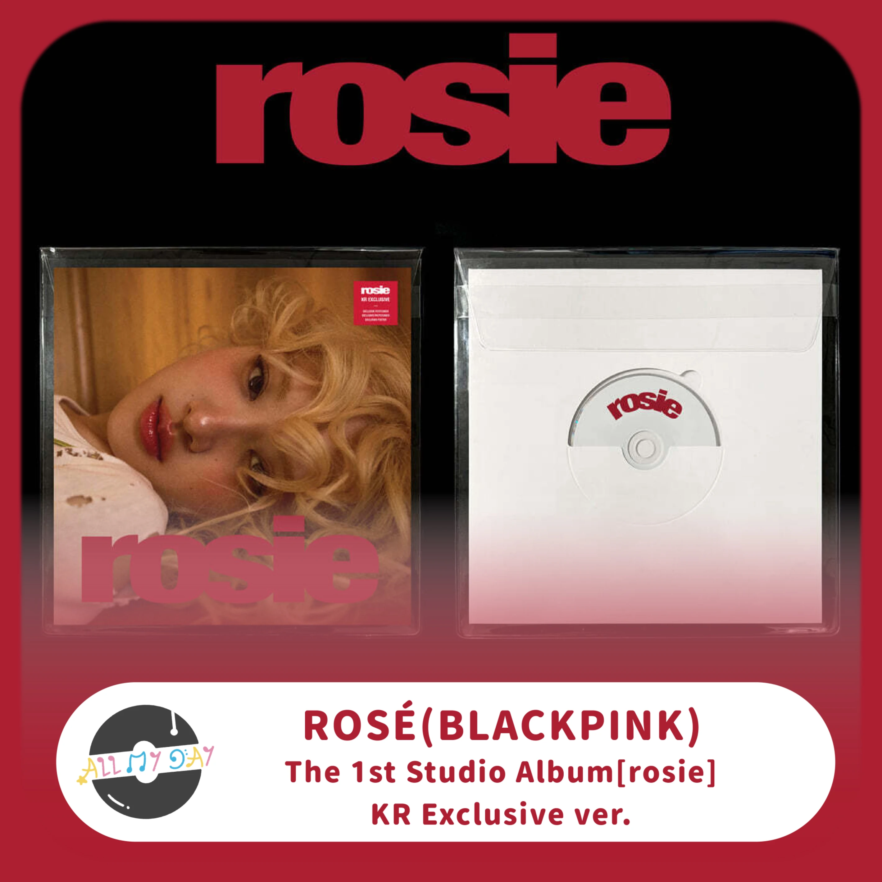 ROSÉ(BLACKPINK) 一輯《rosie》(KR Exclusive ver.)