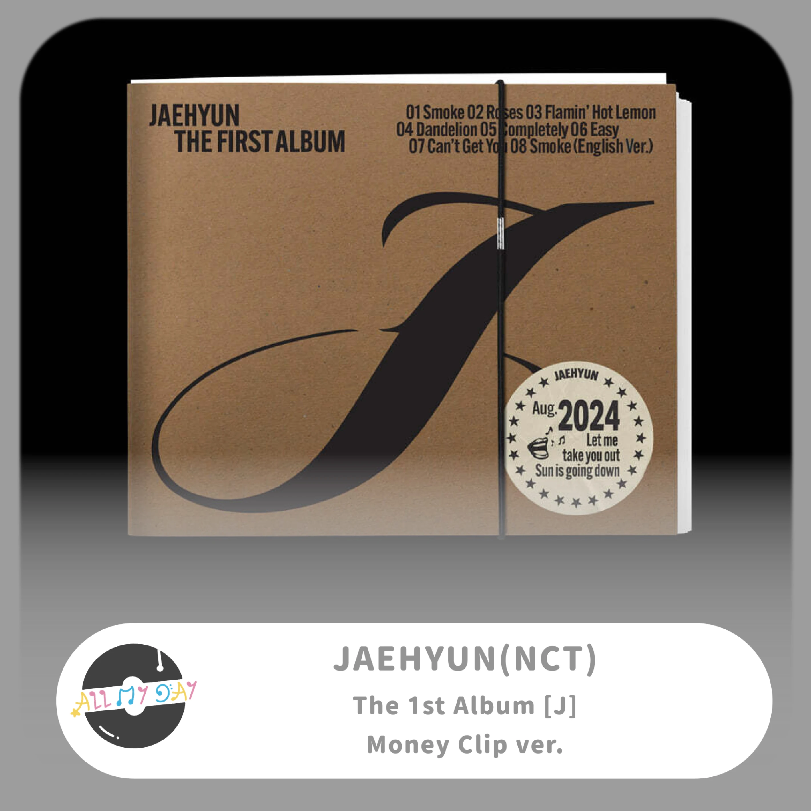 在玹 JAEHYUN(NCT) 正規一輯《J》（Money Clip ver.）