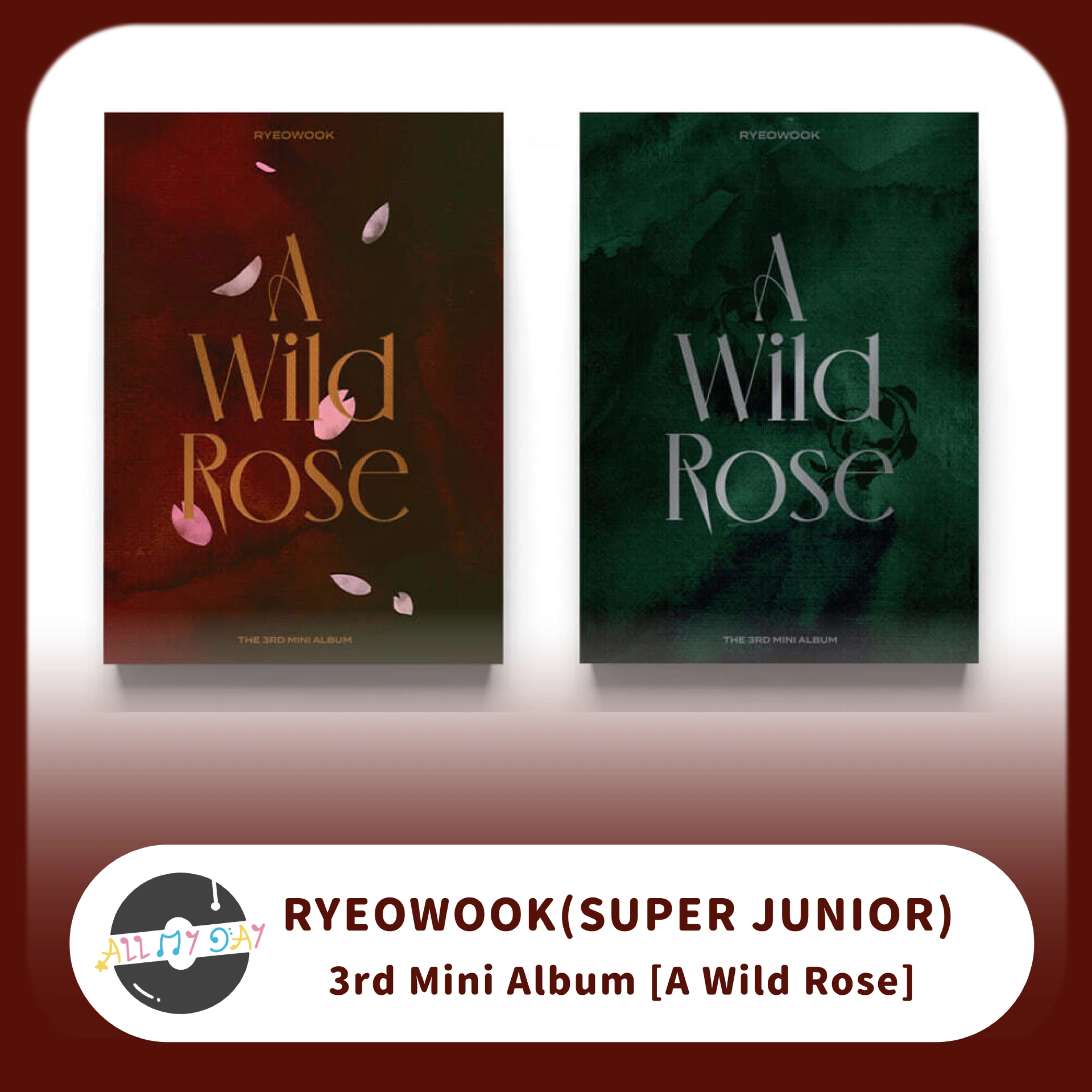 厲旭 RYEOWOOK(SUPER JUNIOR) 迷你三輯《A Wild Rose》