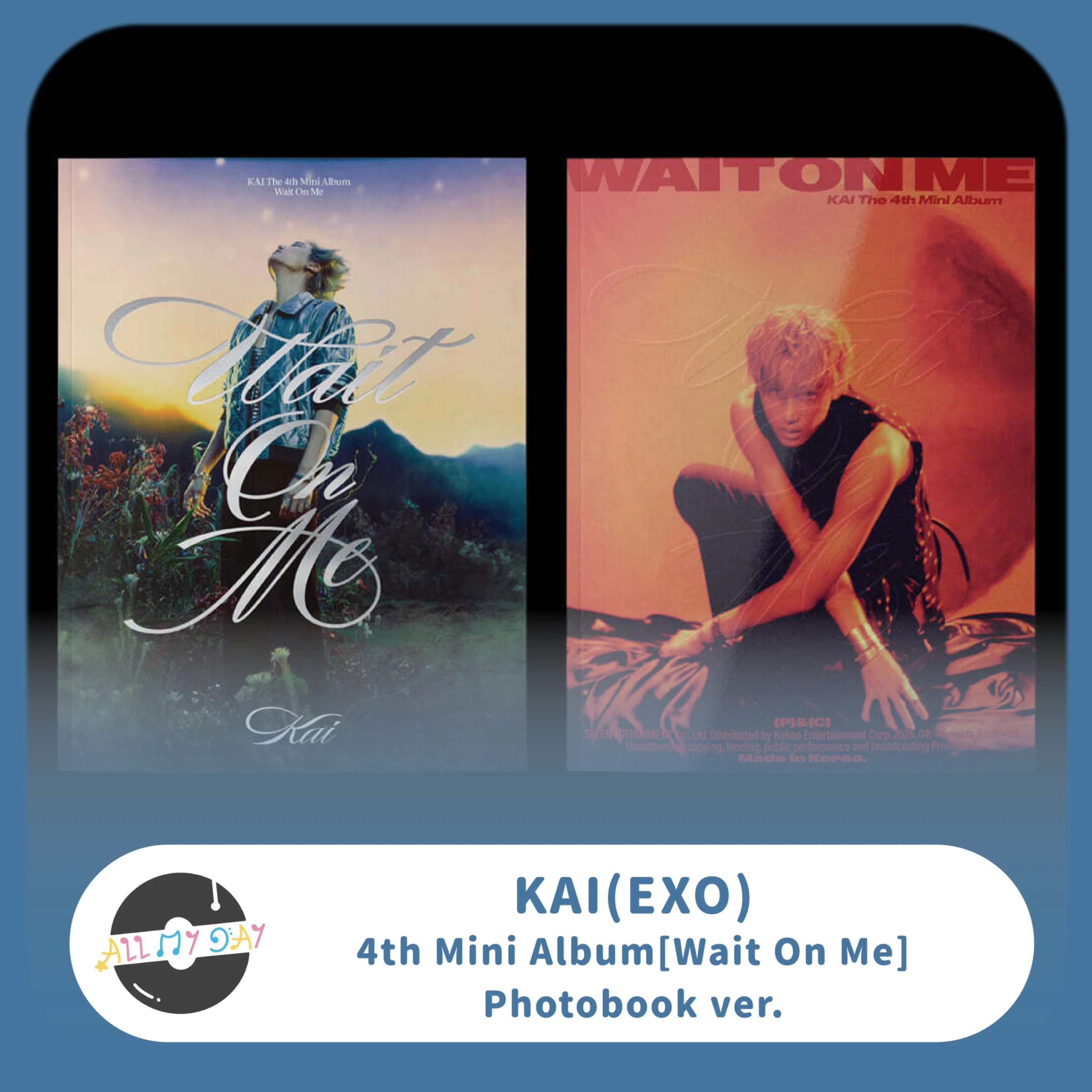 金鍾仁 KAI(EXO) 迷你四輯《Wait On Me》（Photobook ver.）