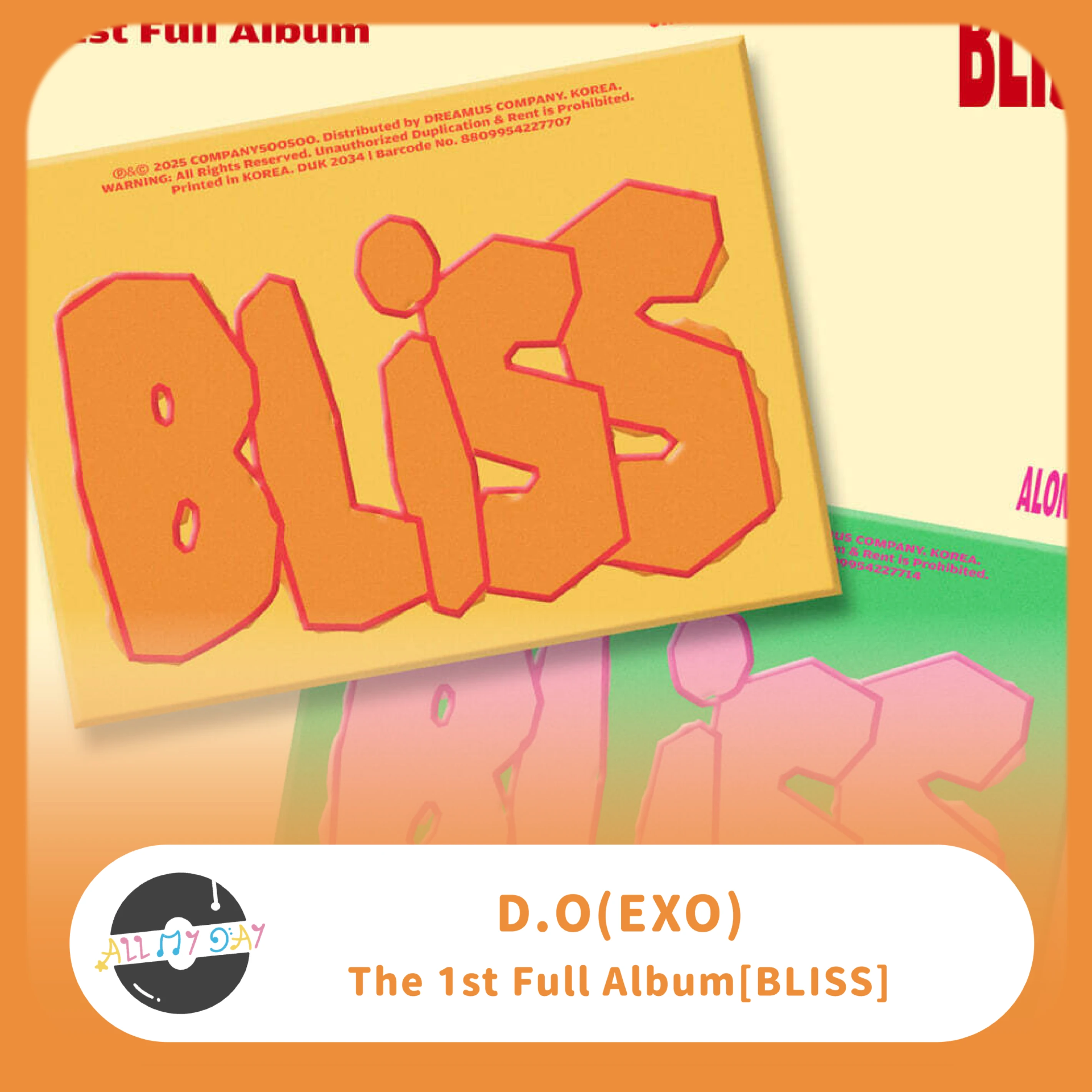都敬秀 D.O(EXO) 正規一輯《BLISS》