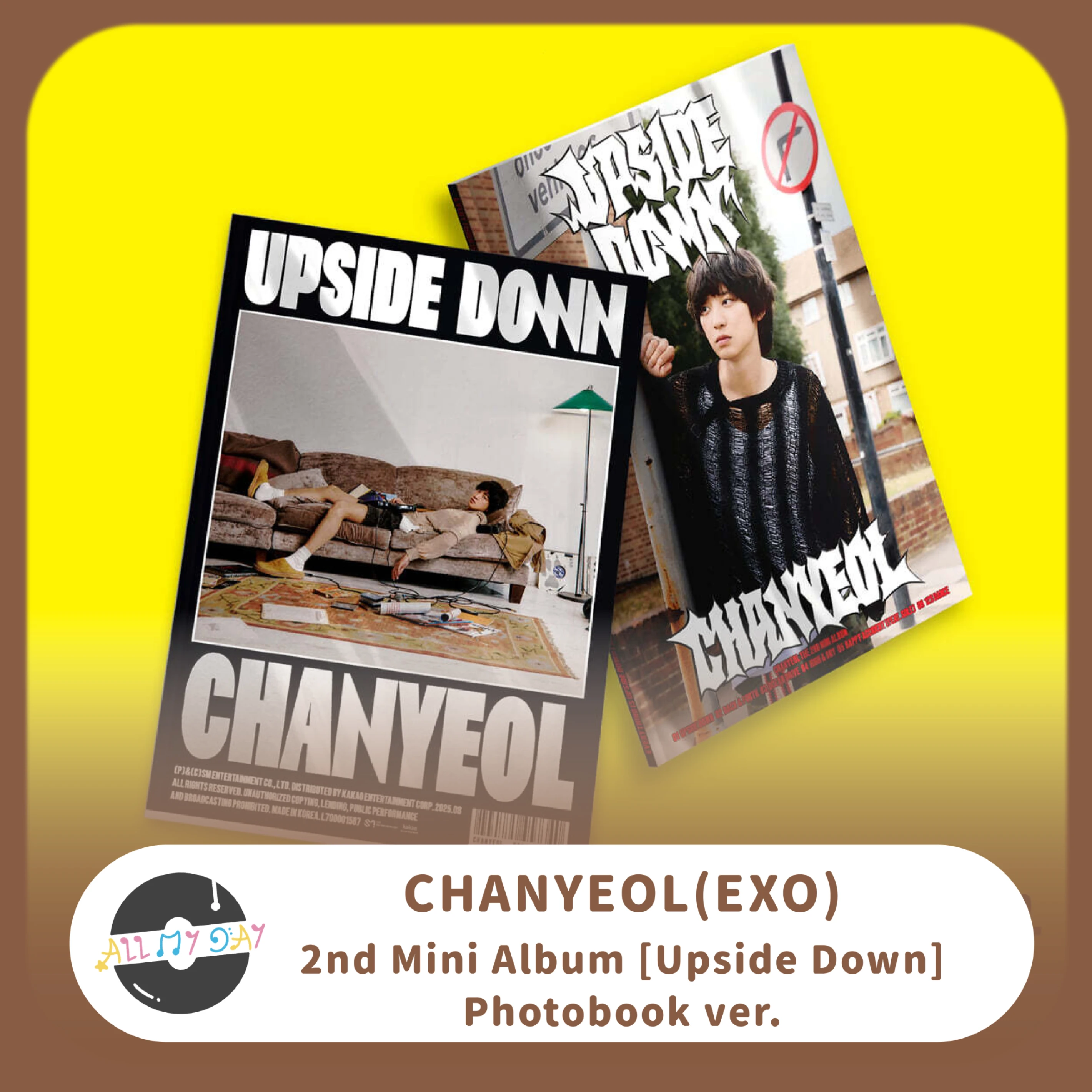 朴燦烈 CHANYEOL(EXO) 迷你二輯《Upside Down》（Photobook ver.）