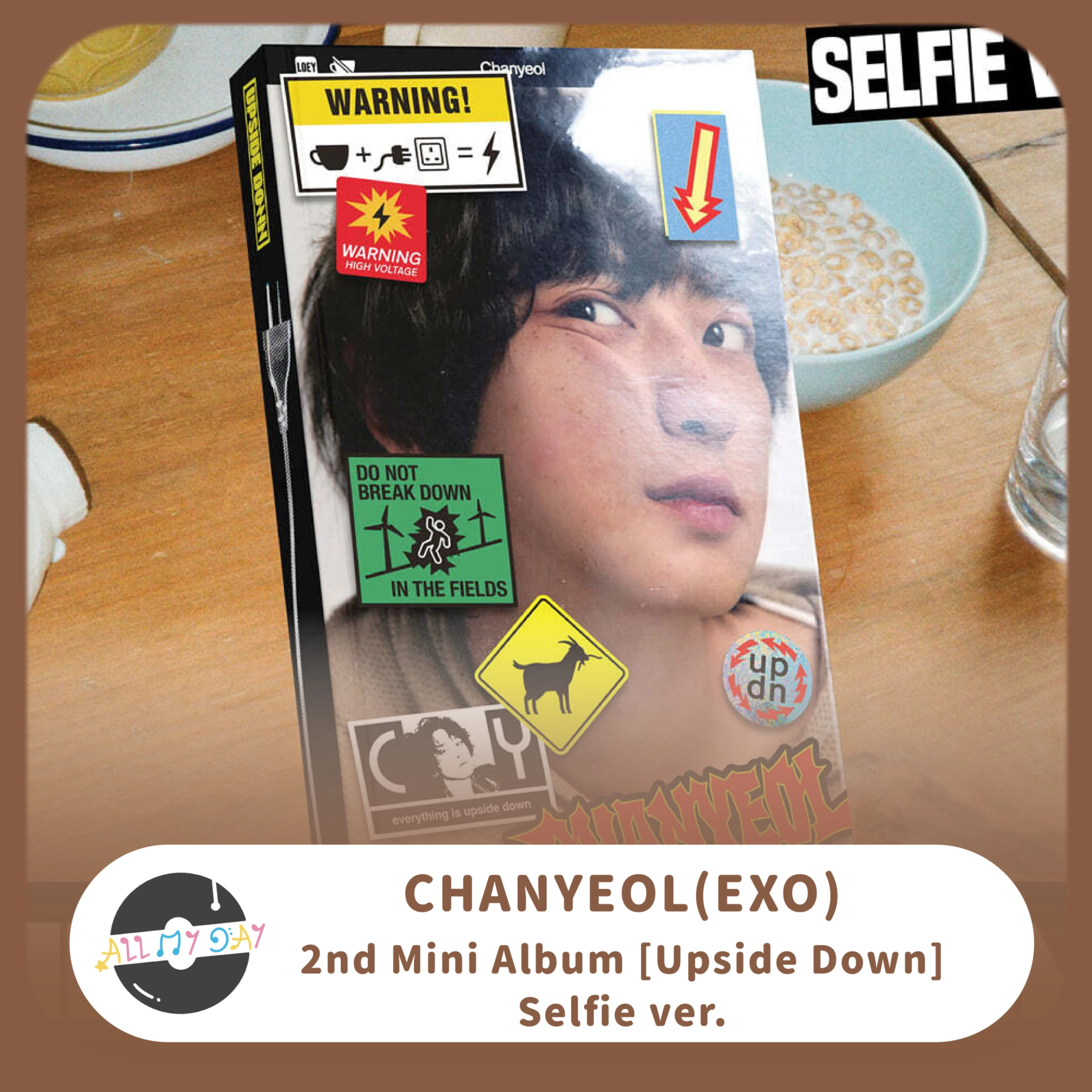 朴燦烈 CHANYEOL(EXO) 迷你二輯《Upside Down》（Selfie ver.）