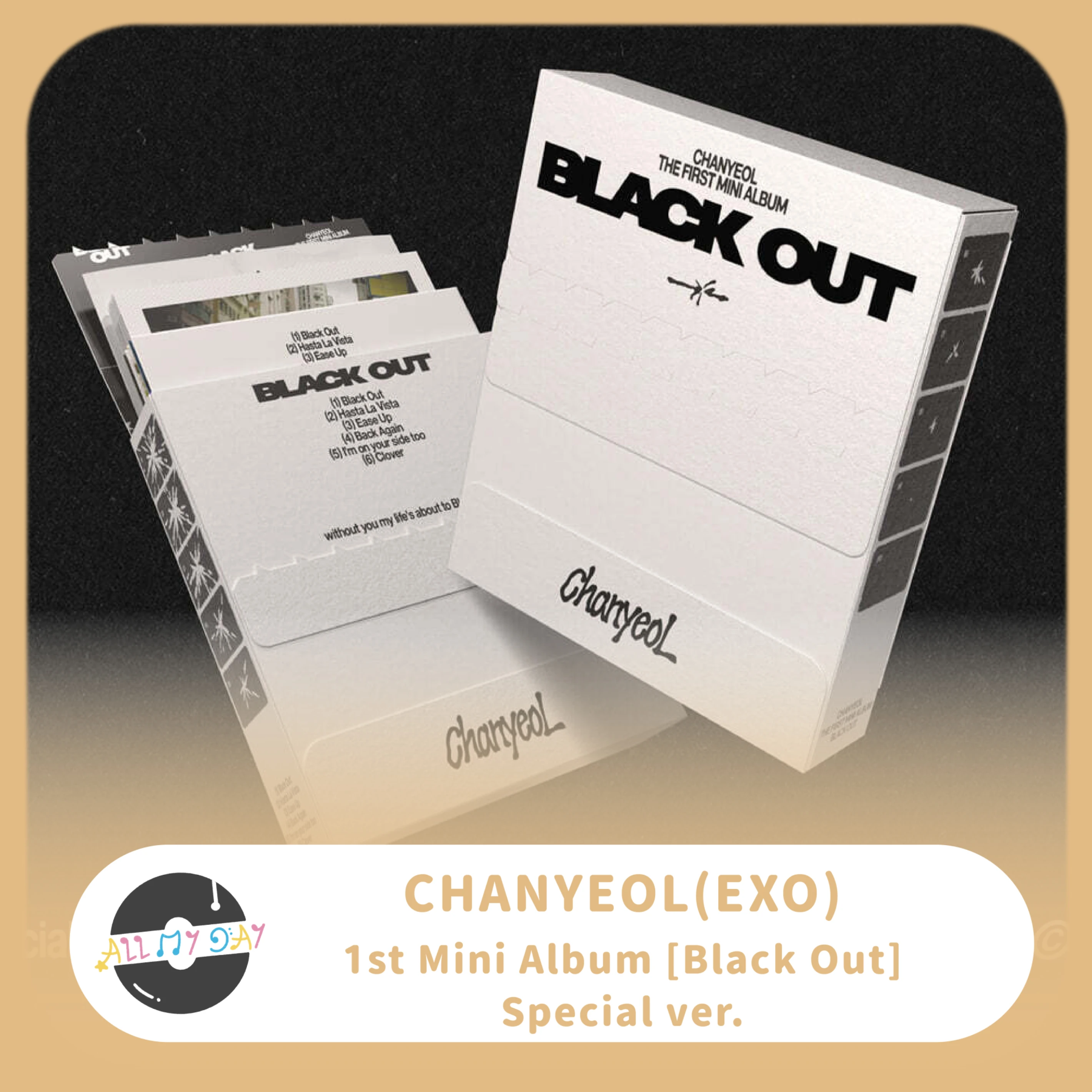 朴燦烈 CHANYEOL(EXO) 迷你一輯《Black Out》(Special ver.)