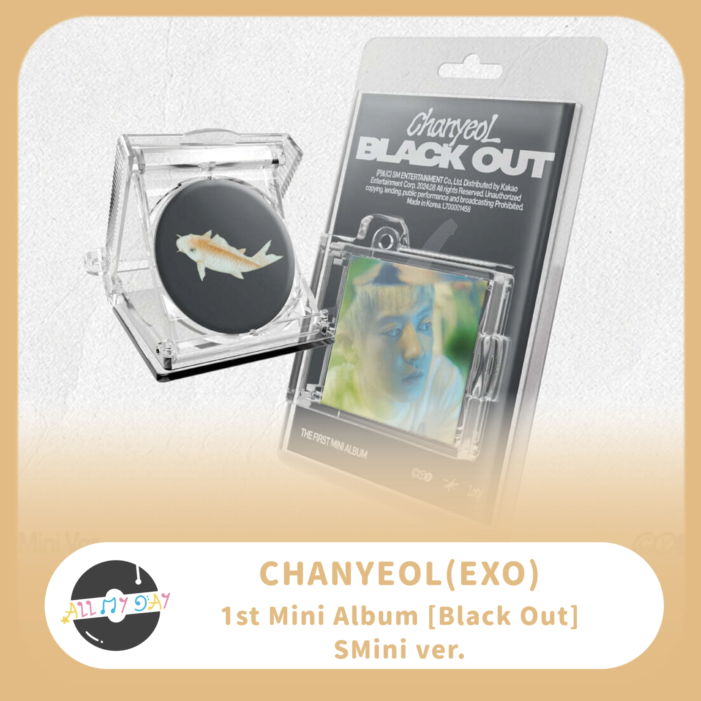 朴燦烈 CHANYEOL(EXO) 迷你一輯《Black Out》(SMini ver.)