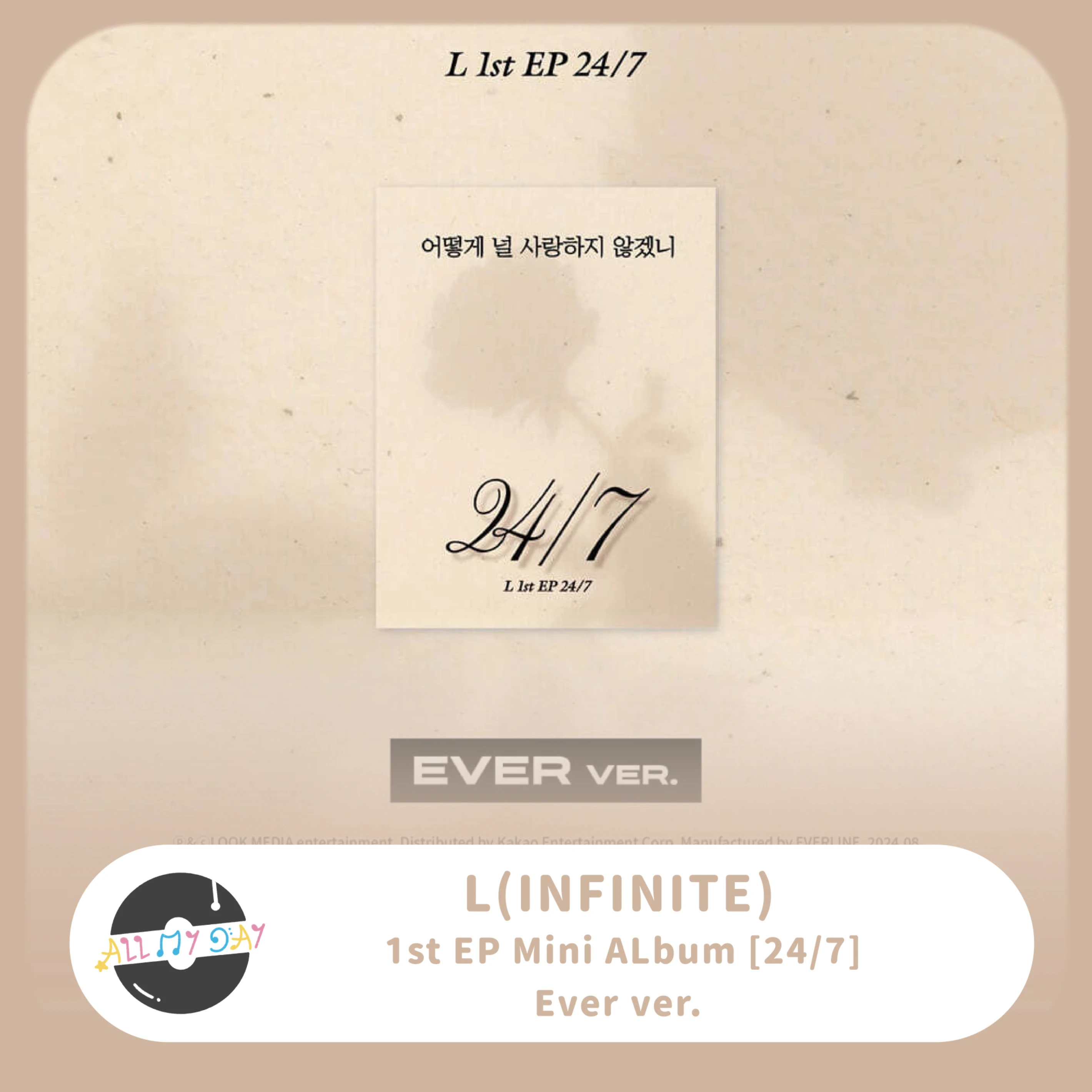 金明洙 L(INFINITE) 單曲一輯《24/7》(Ever ver.)
