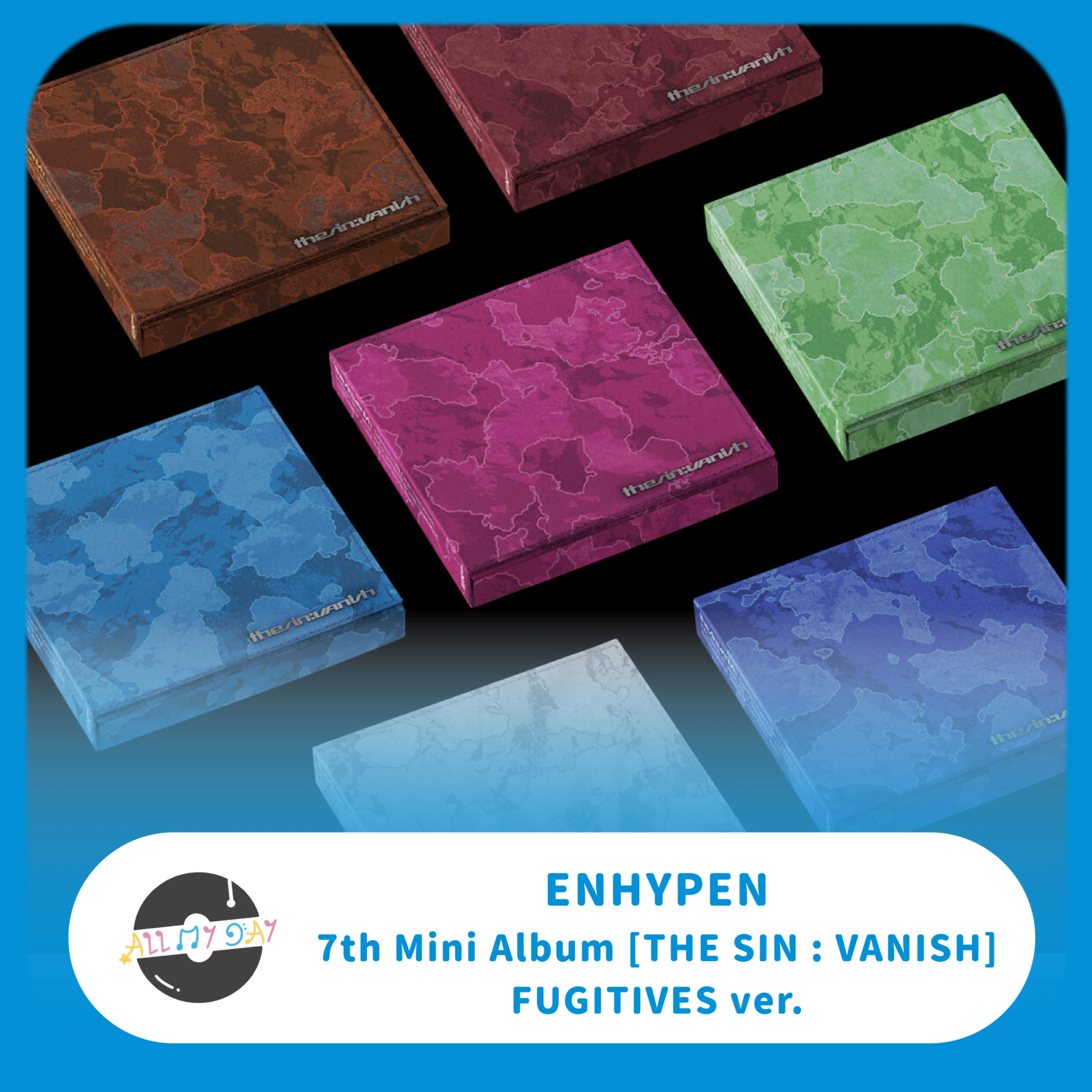 ENHYPEN 迷你七輯《THE SIN : VANISH》(FUGITIVES ver.) | ALL MY DAY
